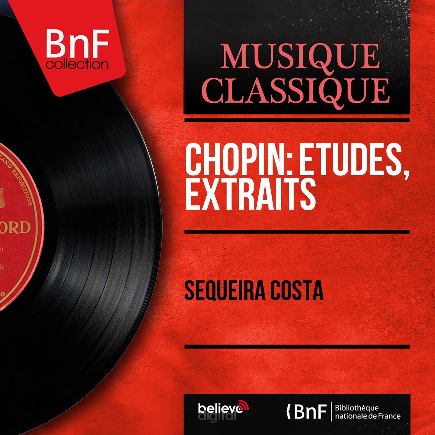 Постер альбома Chopin: Études, extraits (Mono Version)