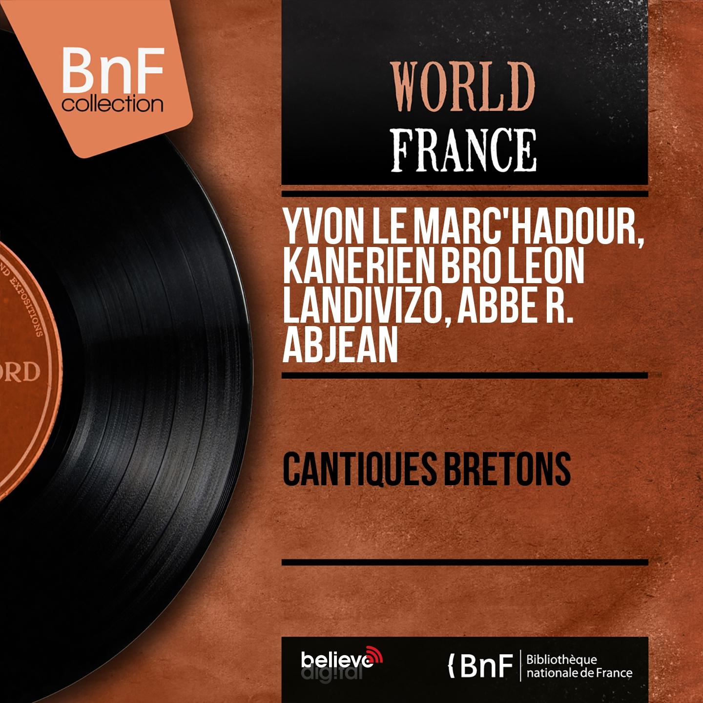 Постер альбома Cantiques bretons (Mono version)
