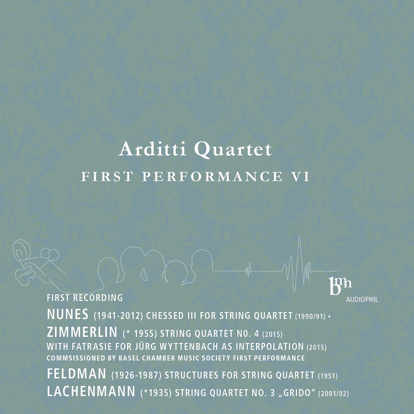 Постер альбома Arditti Quartet Plays Works by Nunes, Zimmerlin, Feldman & Lachenmann
