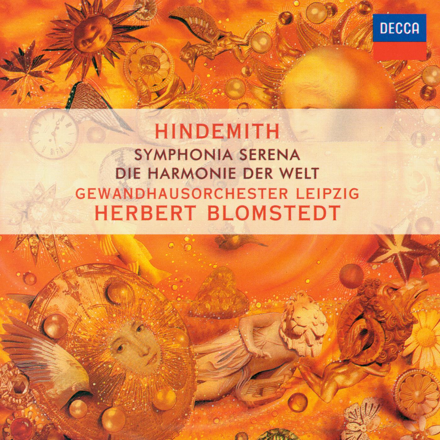 Постер альбома Hindemith: Symphonia Serena; Symphonie "Die Harmonie der Welt"