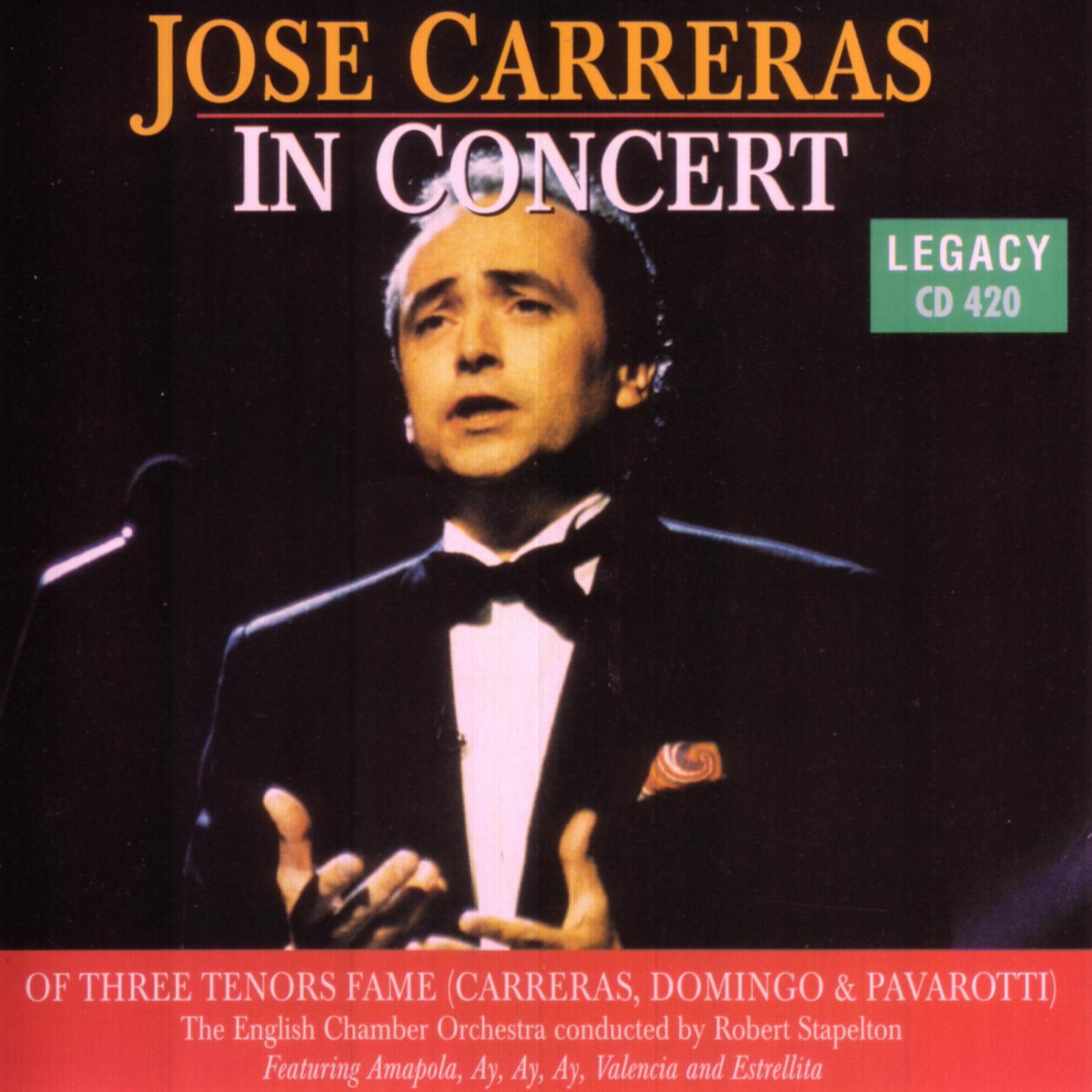 Постер альбома Jose Carreras In Concert