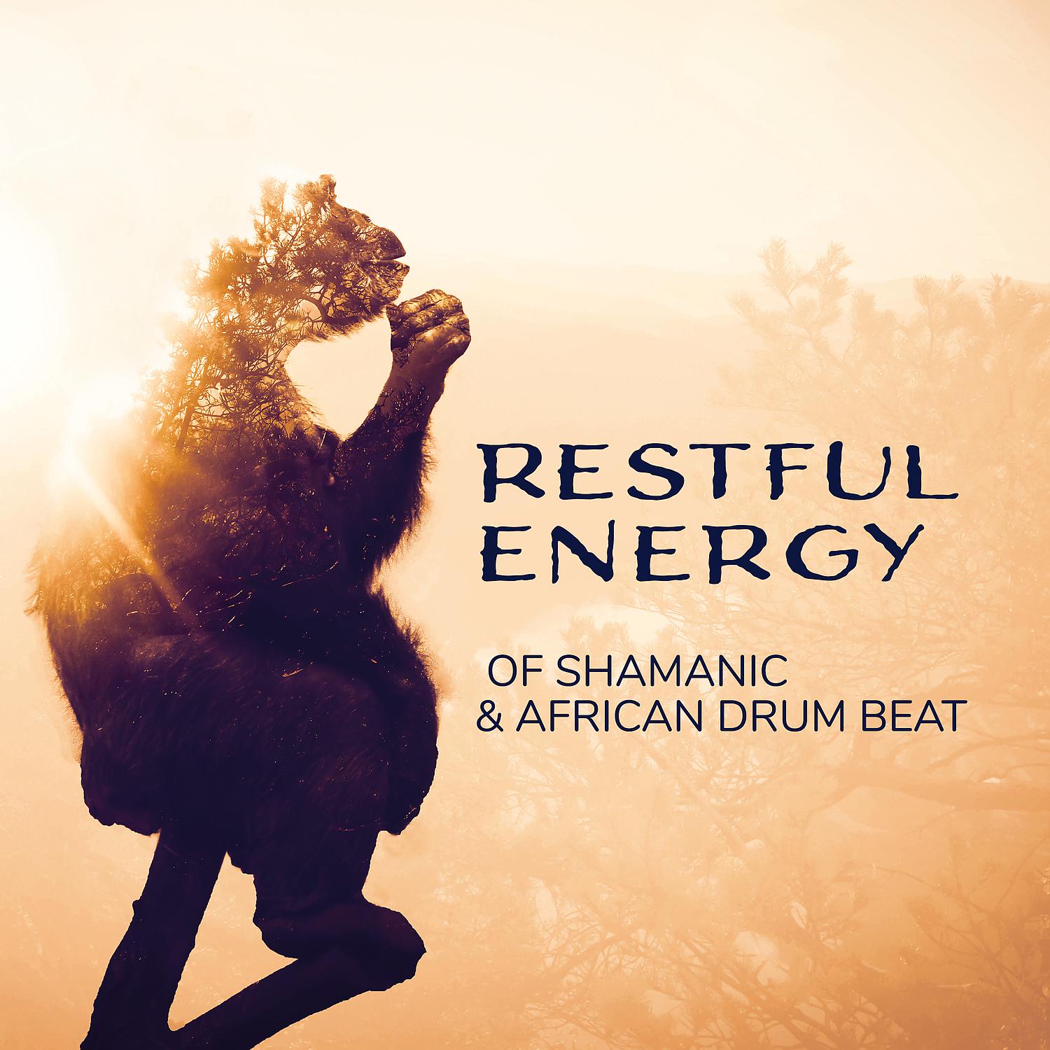 Постер альбома Restful Energy of Shamanic & African Drum Beat: Relaxing Flowing Rhythm & Wild Animals Sounds- Hypnotizing Melodies, Exotic Sounds of Nature: Birds, Jungle Ambient, Spa & Wellness BGM, Home Bath, Body & Mind Reneval, Energy Restoration