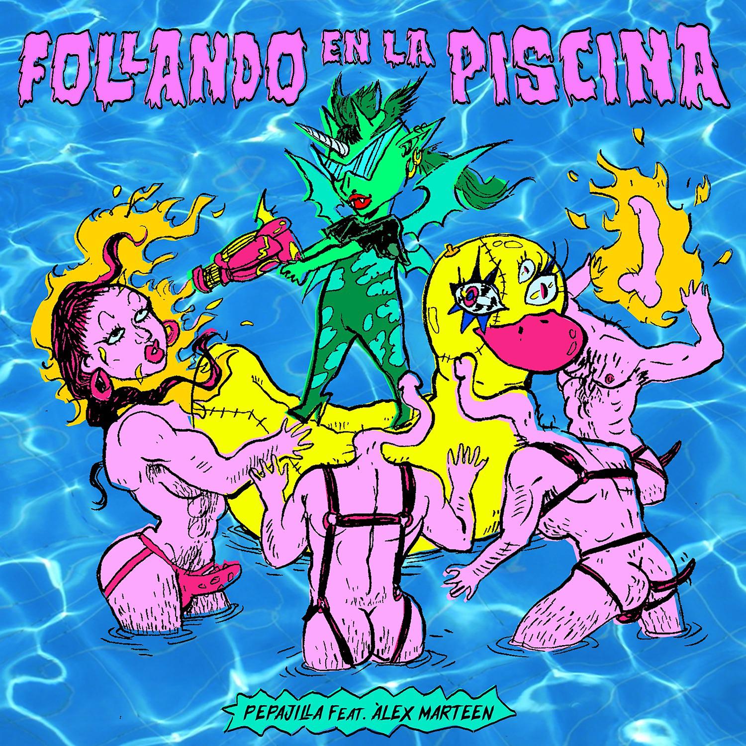 Постер альбома Follando en la Piscina