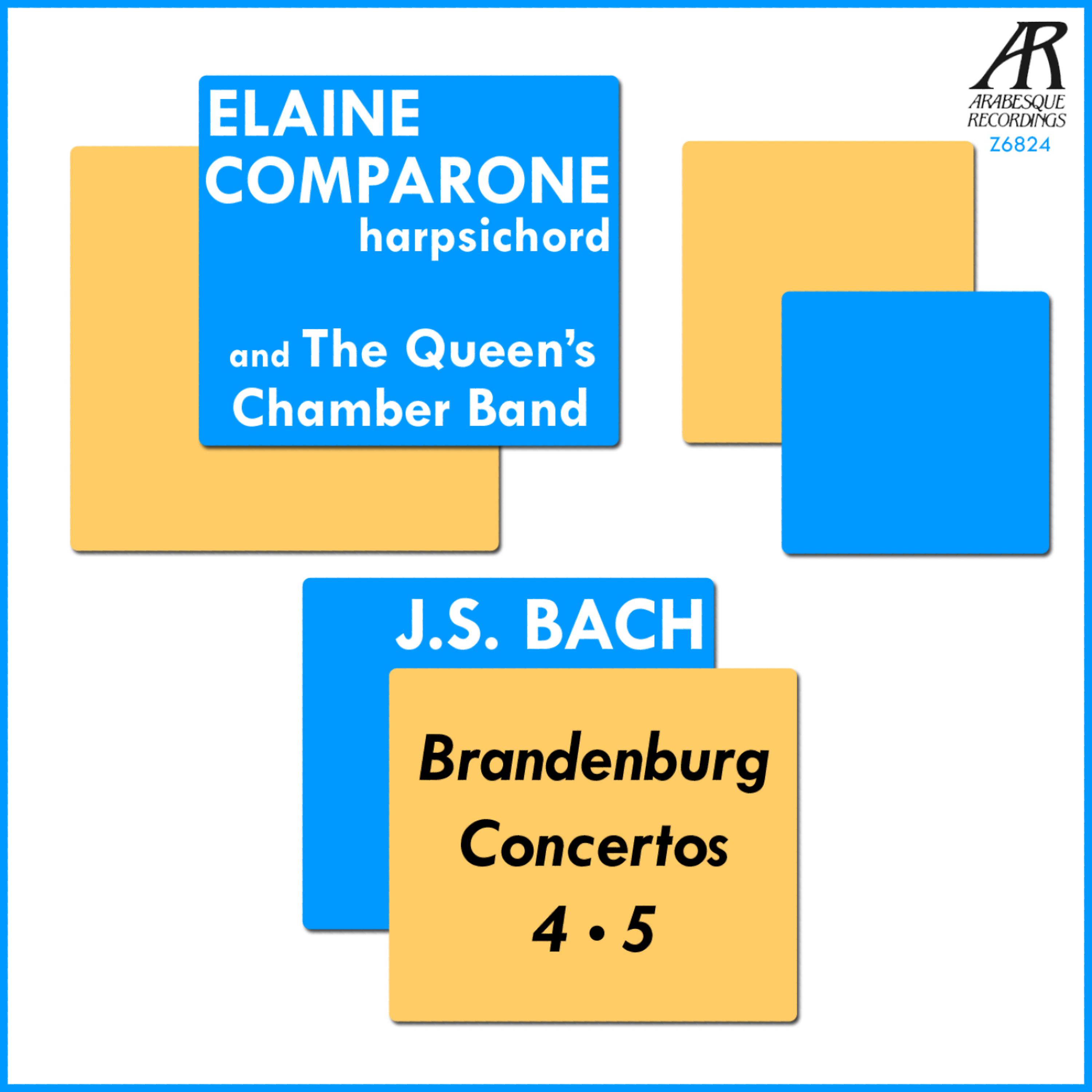 Постер альбома J.S. Bach: Brandenburg Concertos 4 and 5 (Harpsichord)