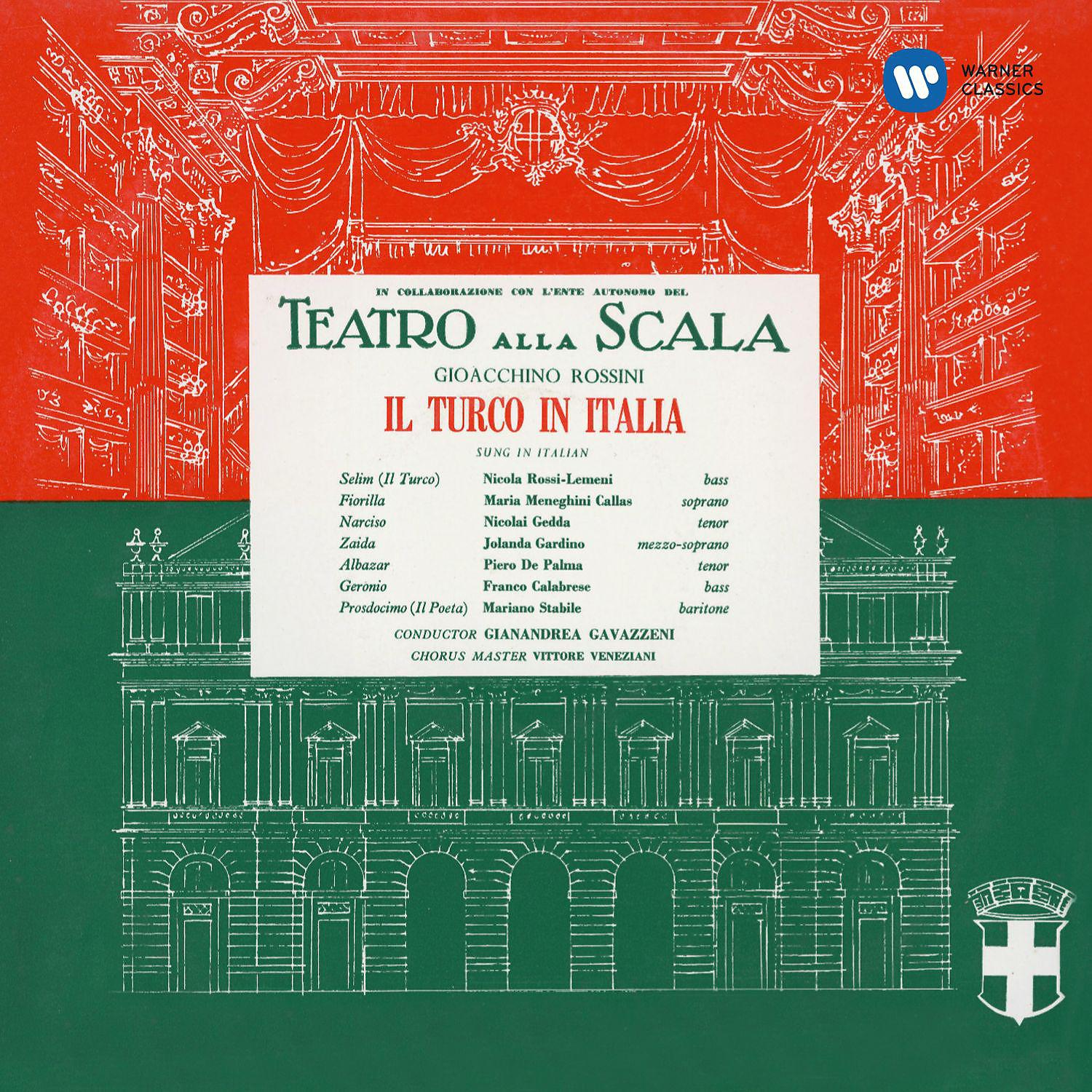 Постер альбома Rossini: Il turco in Italia (1954 - Gavazzeni) - Callas Remastered