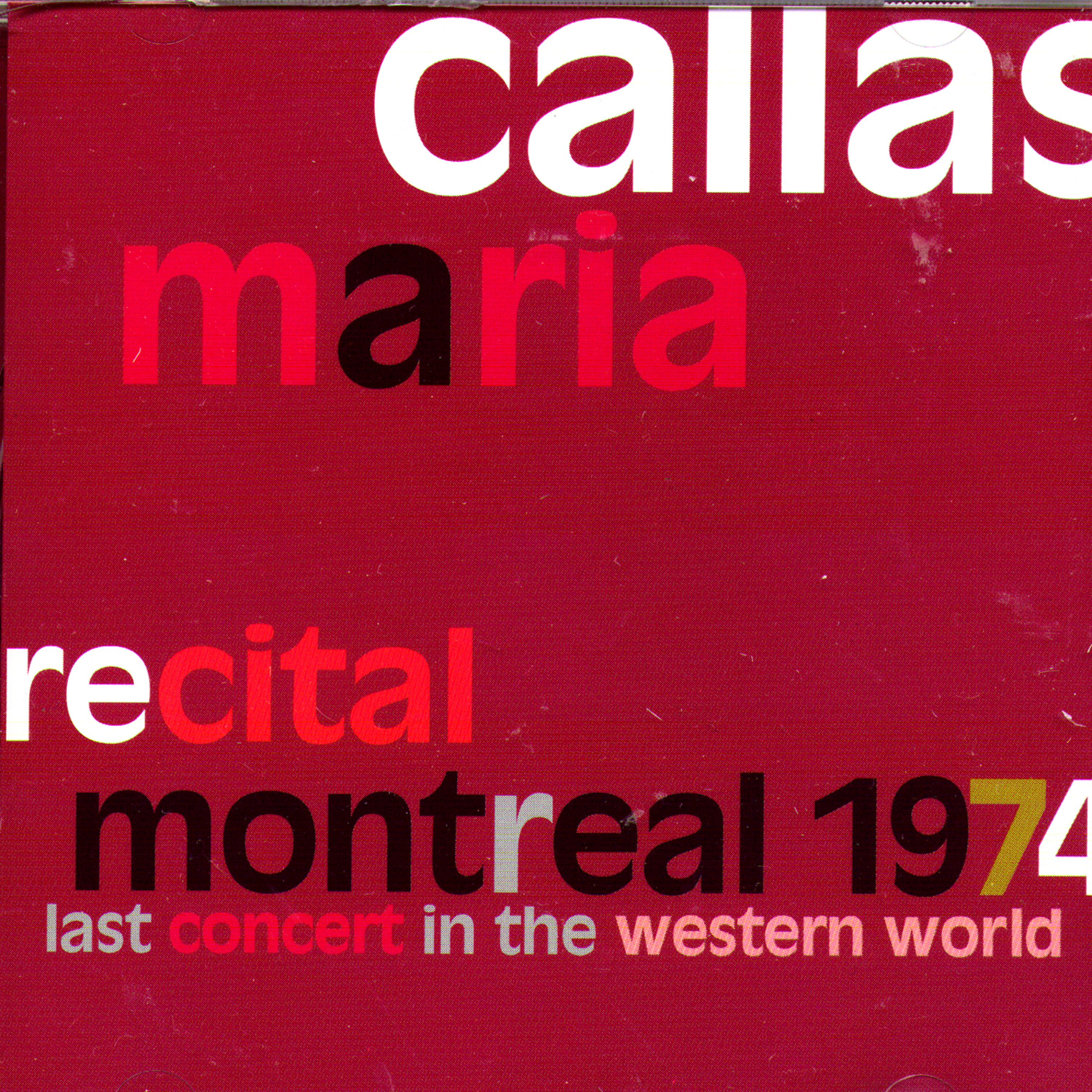 Постер альбома Recital Montreal 1974