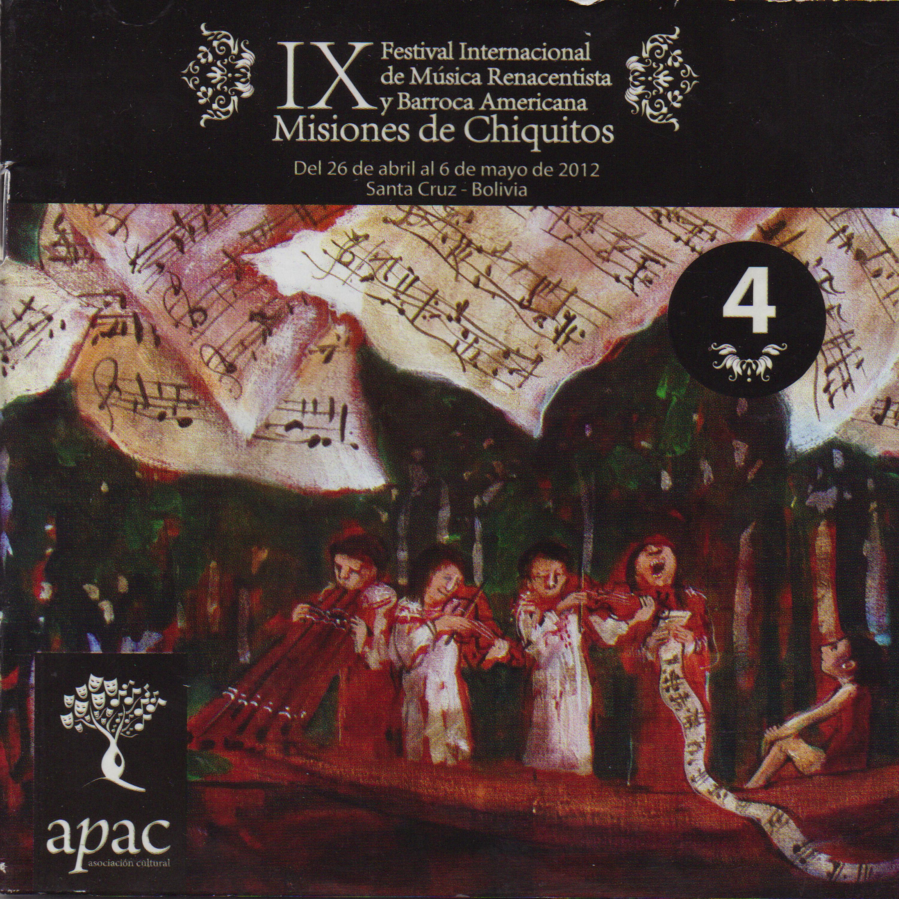 Постер альбома IX Festival de Música Barroca "Misiones de Chiquitos" Vol. 4