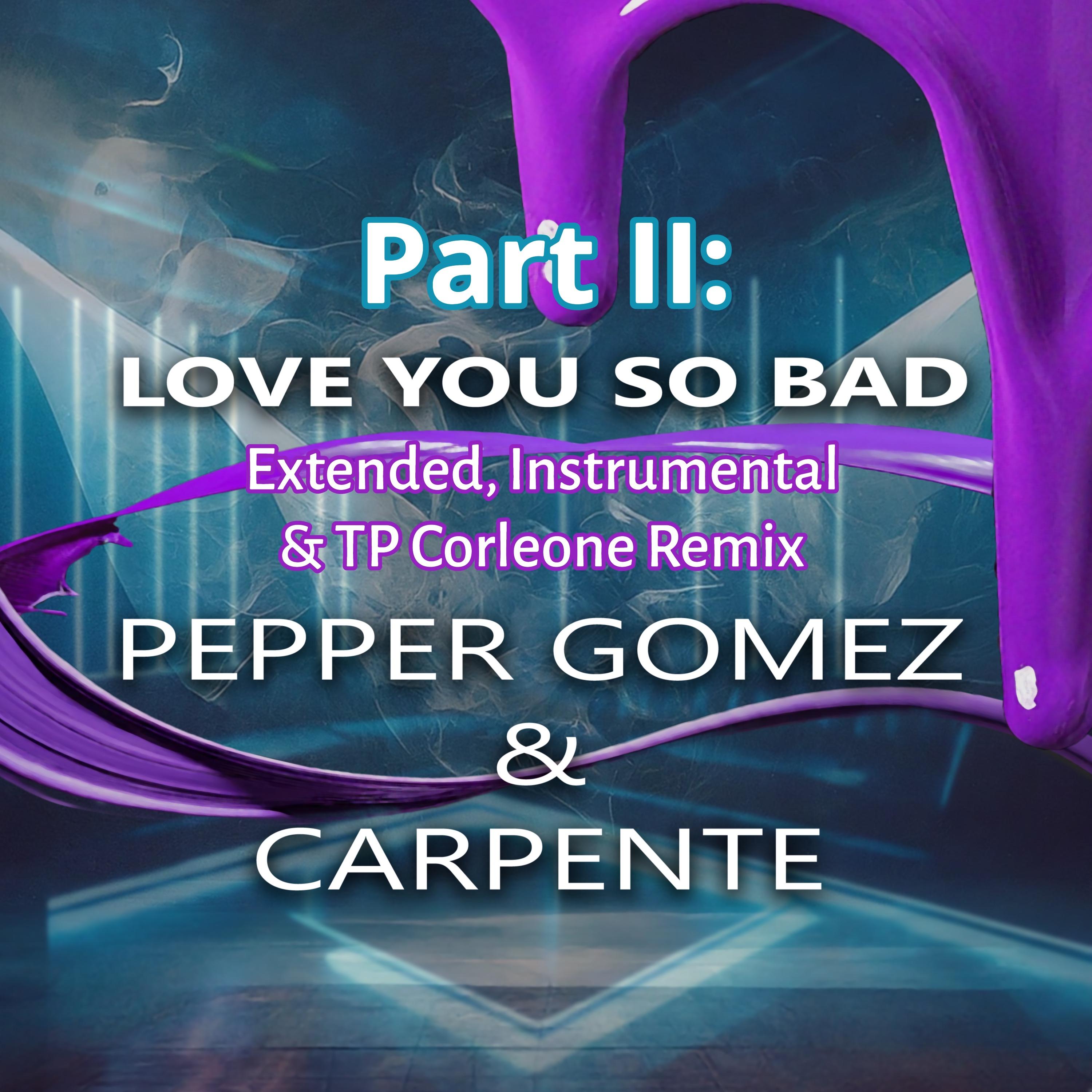 Постер альбома Love You so Bad, Pt. 2 (Extended, Instrumental & TP Corleone Remix)