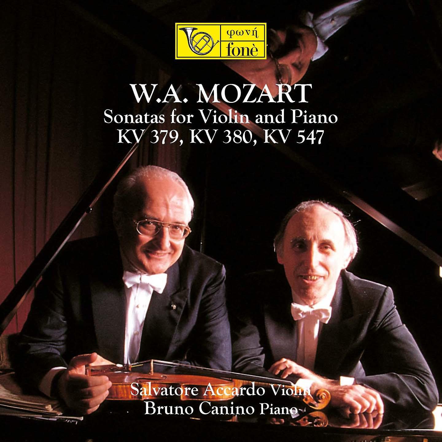 Постер альбома Mozart: Sonatas for Violin and Piano KV 379, 380, 547