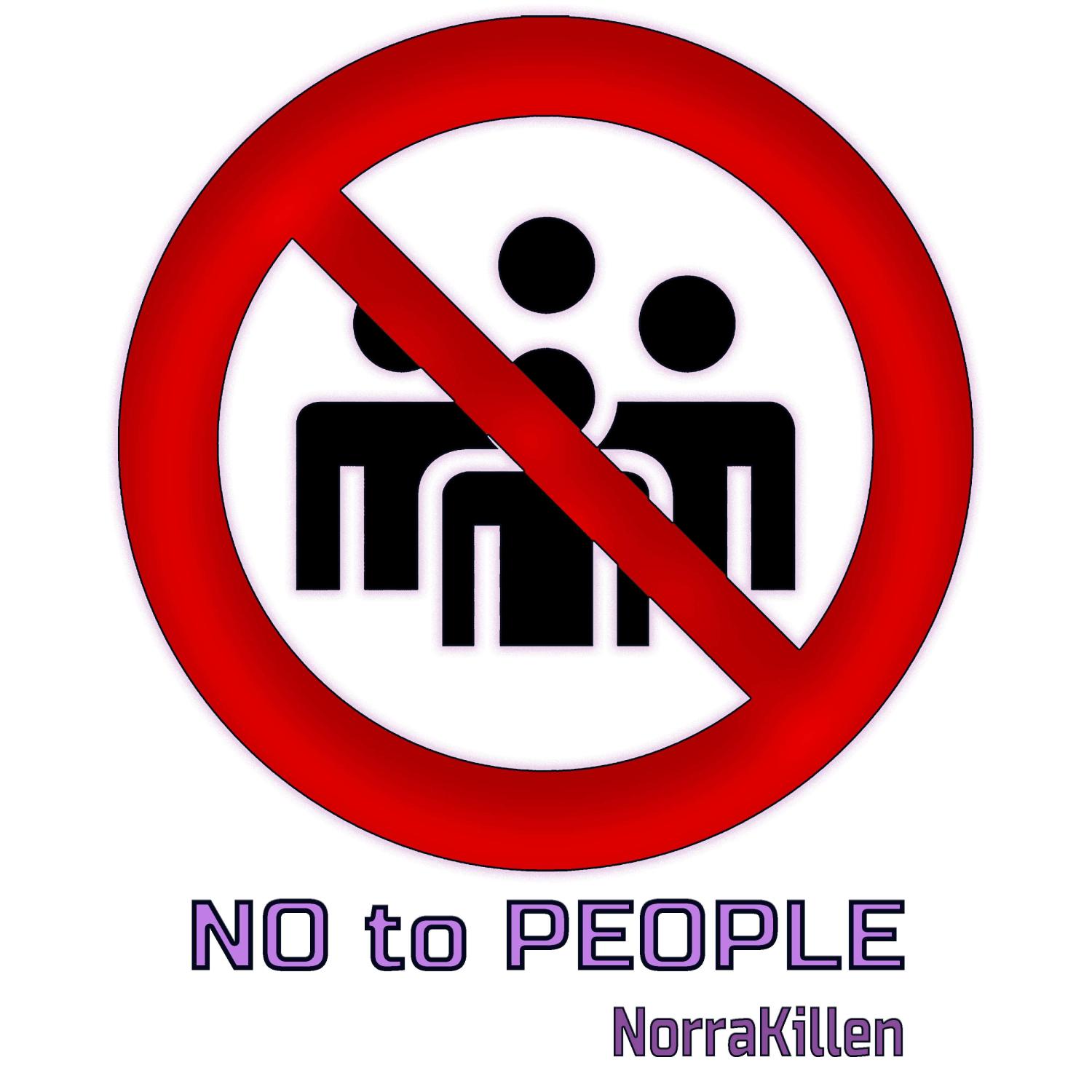 Постер альбома NO to PEOPLE