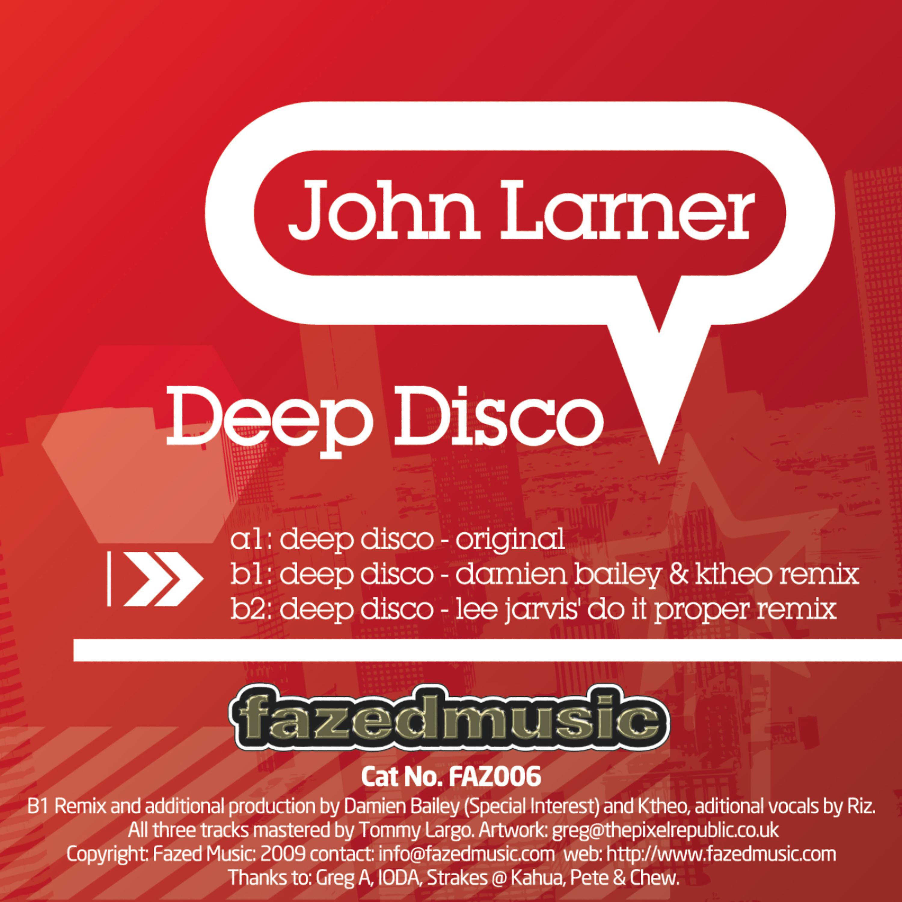 Постер альбома Deep Disco