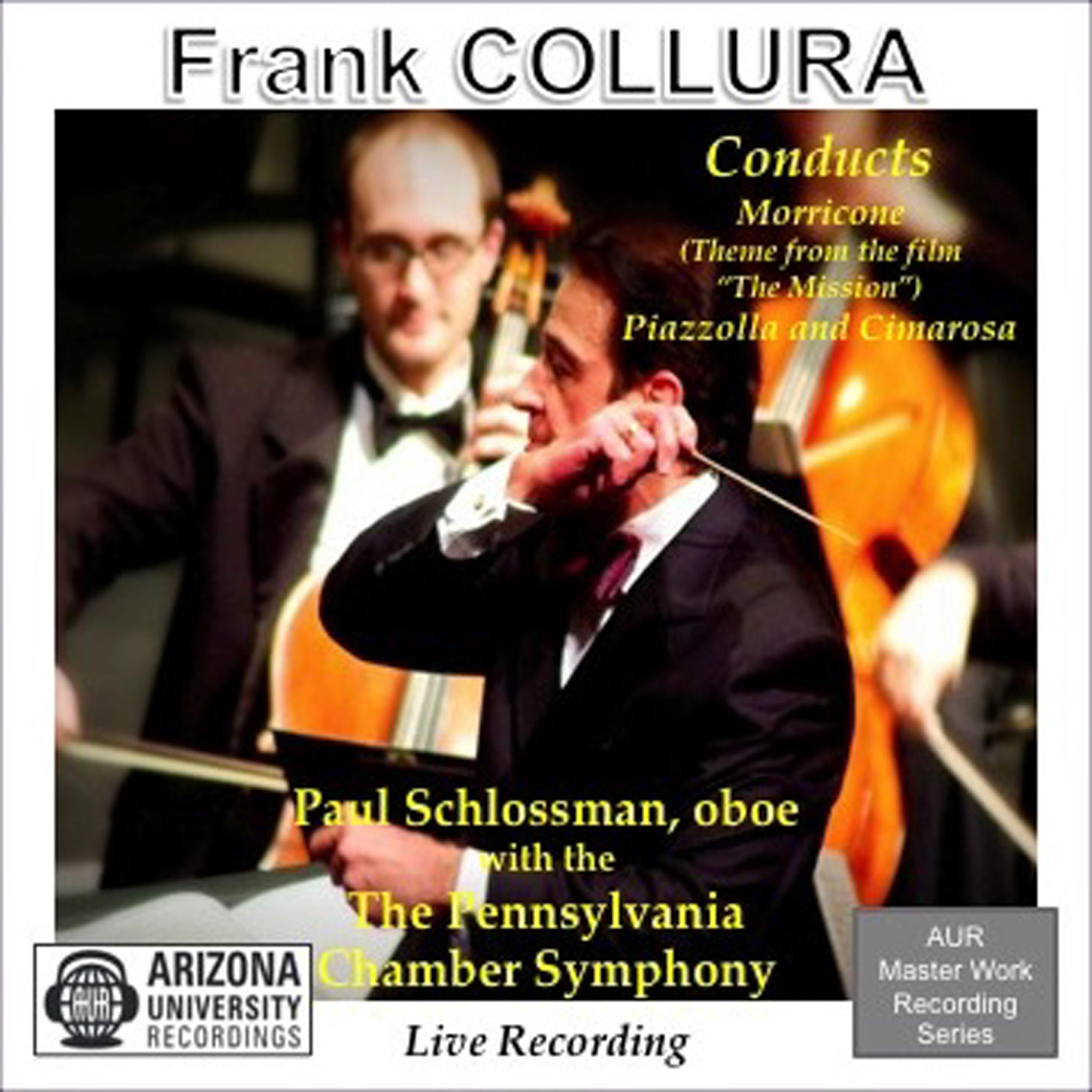 Постер альбома Frank Collura conducts Morricone, Piazzolla and Cimarosa