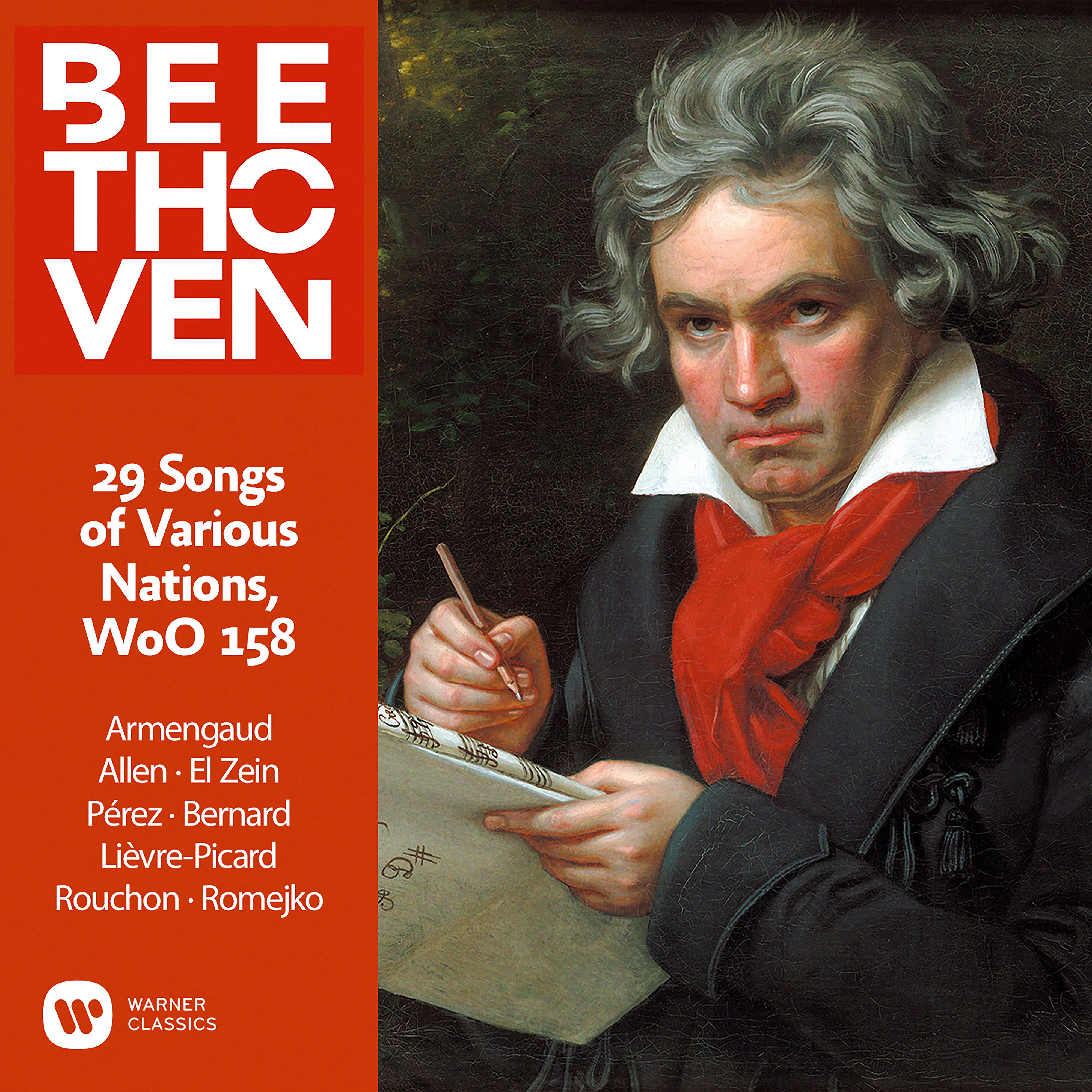 Постер альбома Beethoven: 29 Songs of Various Nations, WoO 158