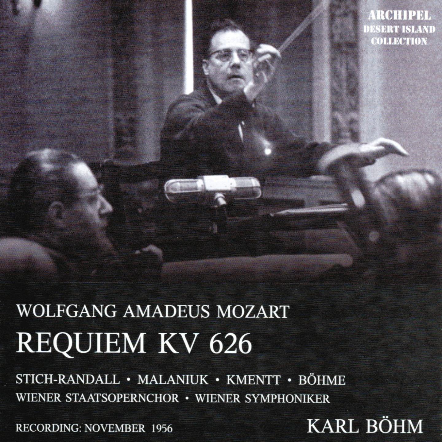 Постер альбома Wolfgang Amadeus Mozart : Requiem, KV 626