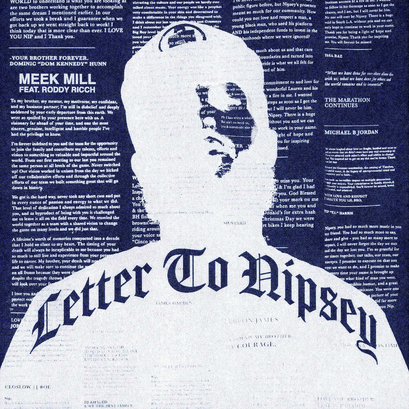 Постер альбома Letter To Nipsey (feat. Roddy Ricch)