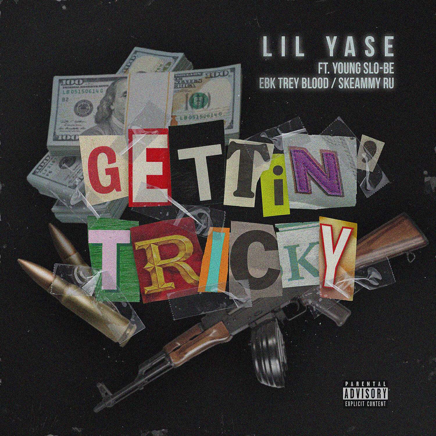 Lil Yase - Gettin' Tricky (feat. Young Slo-Be, EBK Trey Blood & Skeammy RU)