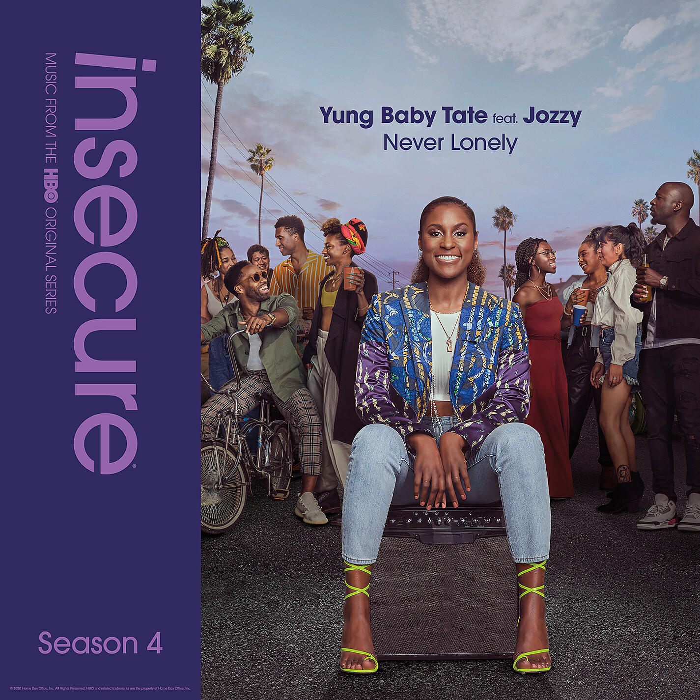 Baby Tate - Never Lonely (feat. Jozzy) [from Insecure: Music From The HBO Original Series, Season 4]