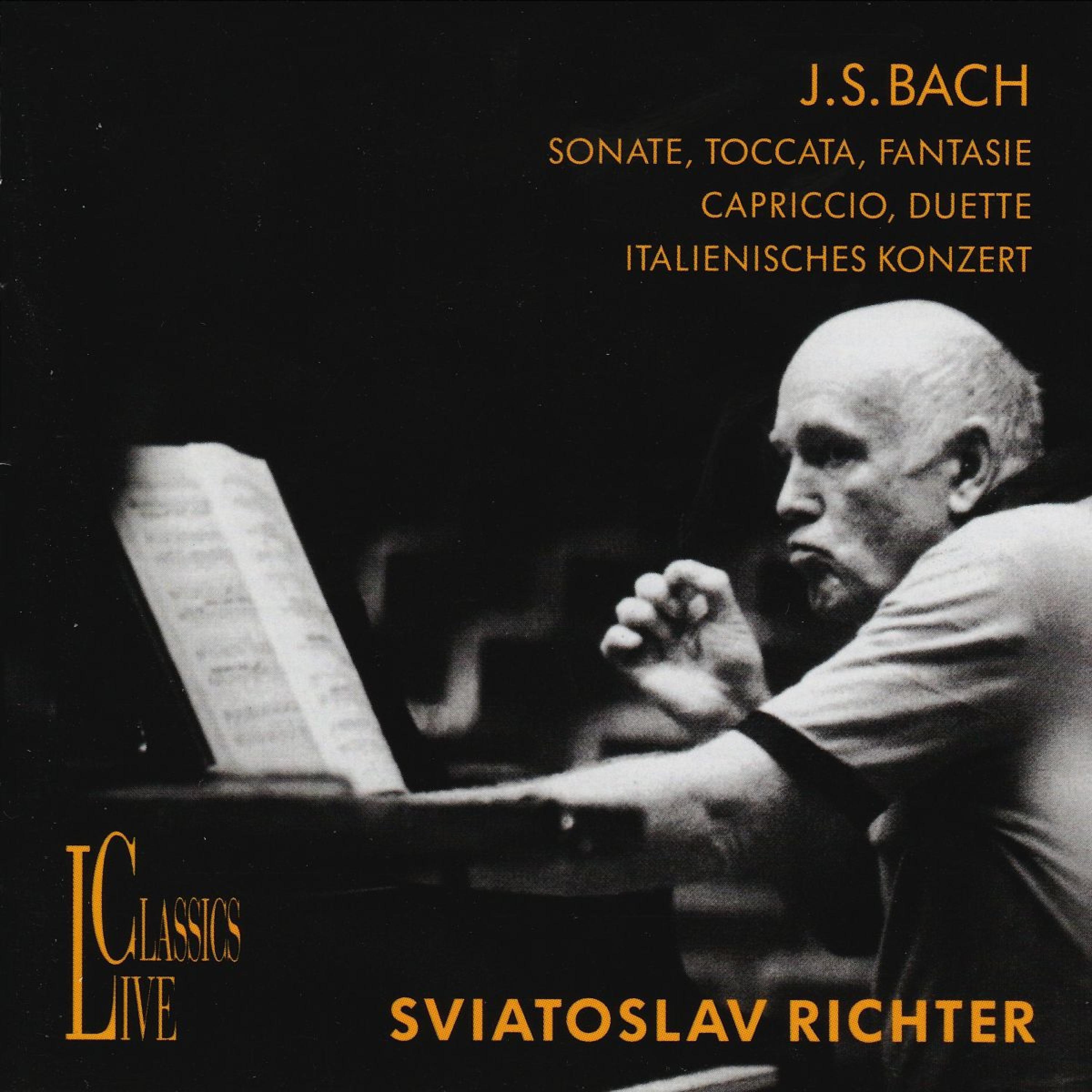 Постер альбома Bach: Sviatoslav Richter Plays Bach