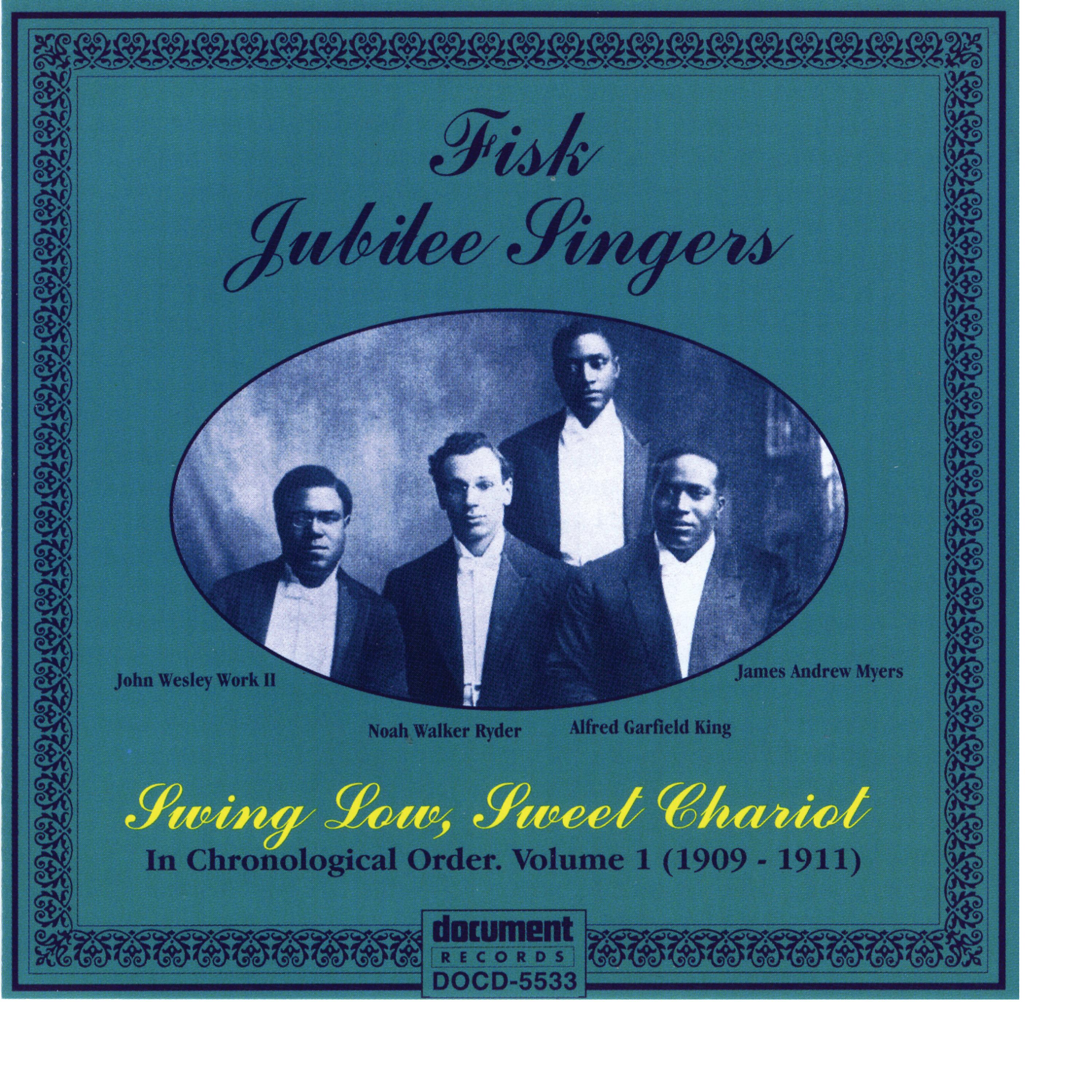 Постер альбома Fisk Jubilee Singers Vol. 1 (1909-1911)