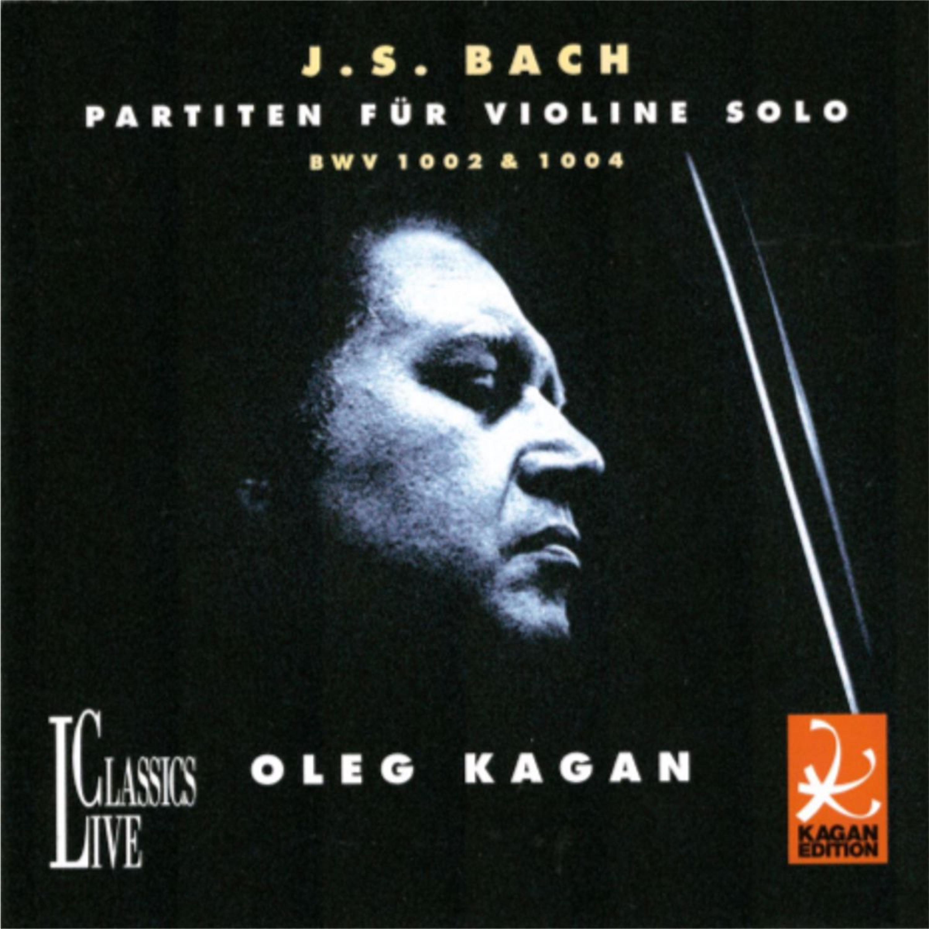 Постер альбома Bach: Oleg Kagan Edition, Vol. XI