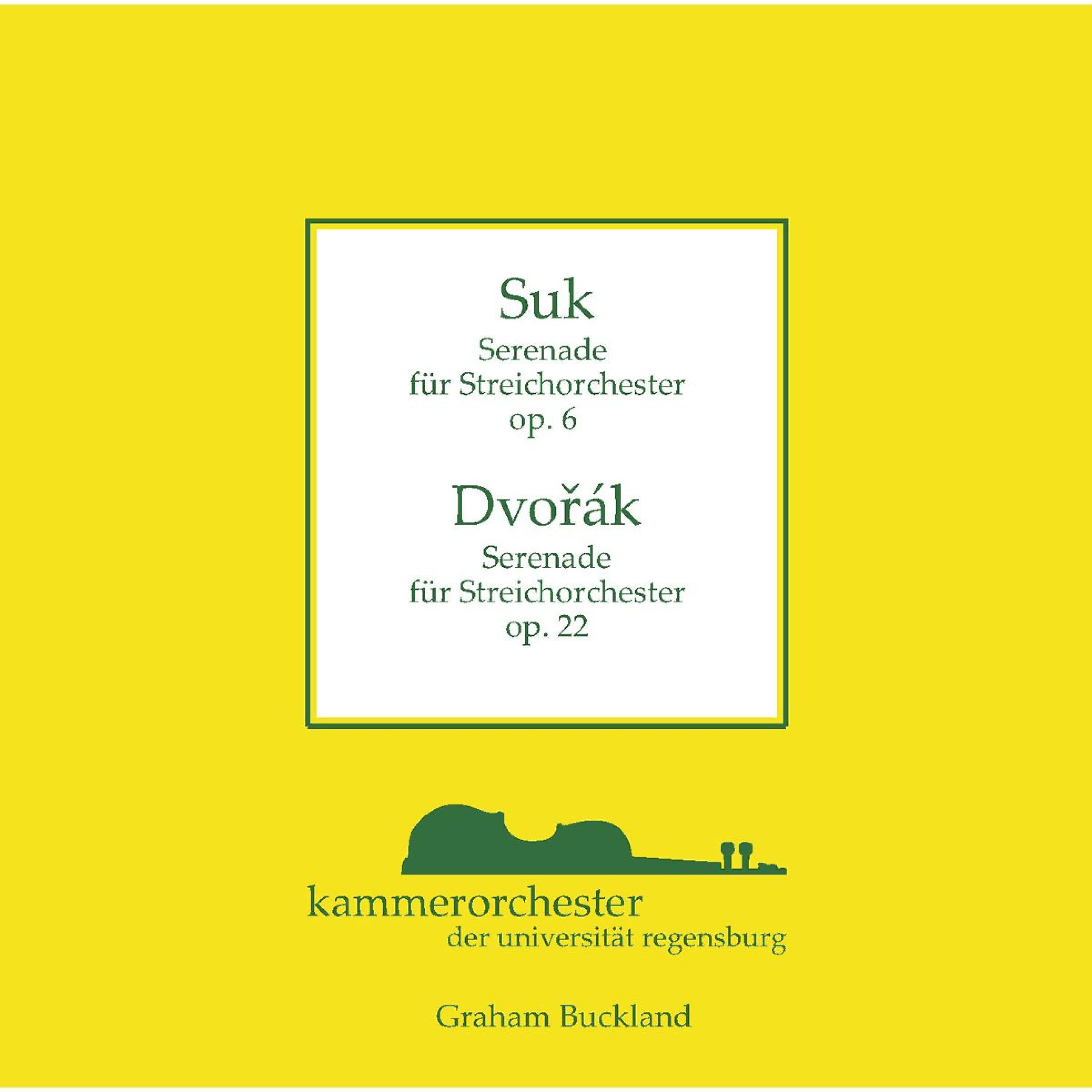 Постер альбома Suk - Dvorak - Serenaden