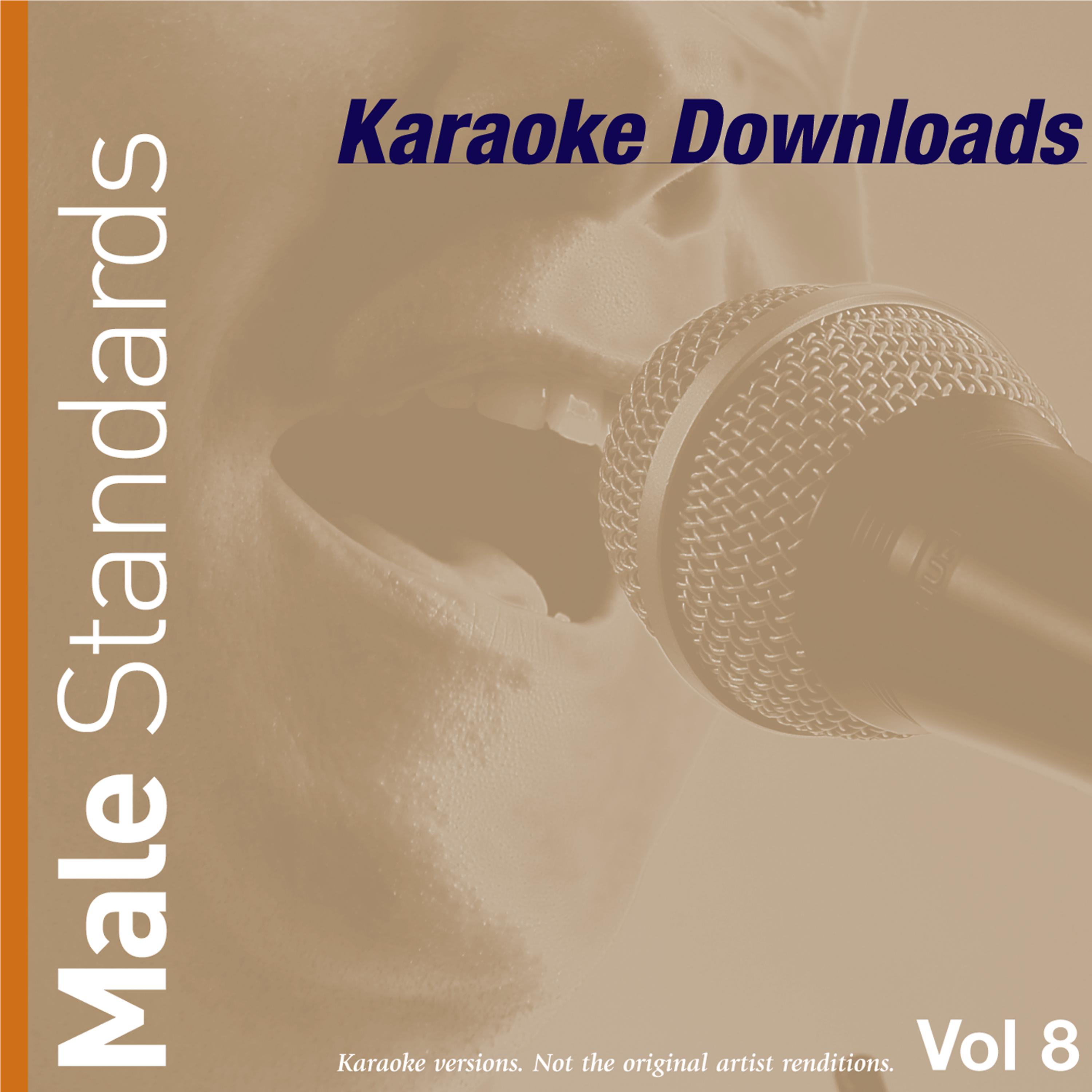 Постер альбома Karaoke Downloads - Male Standards Vol.8