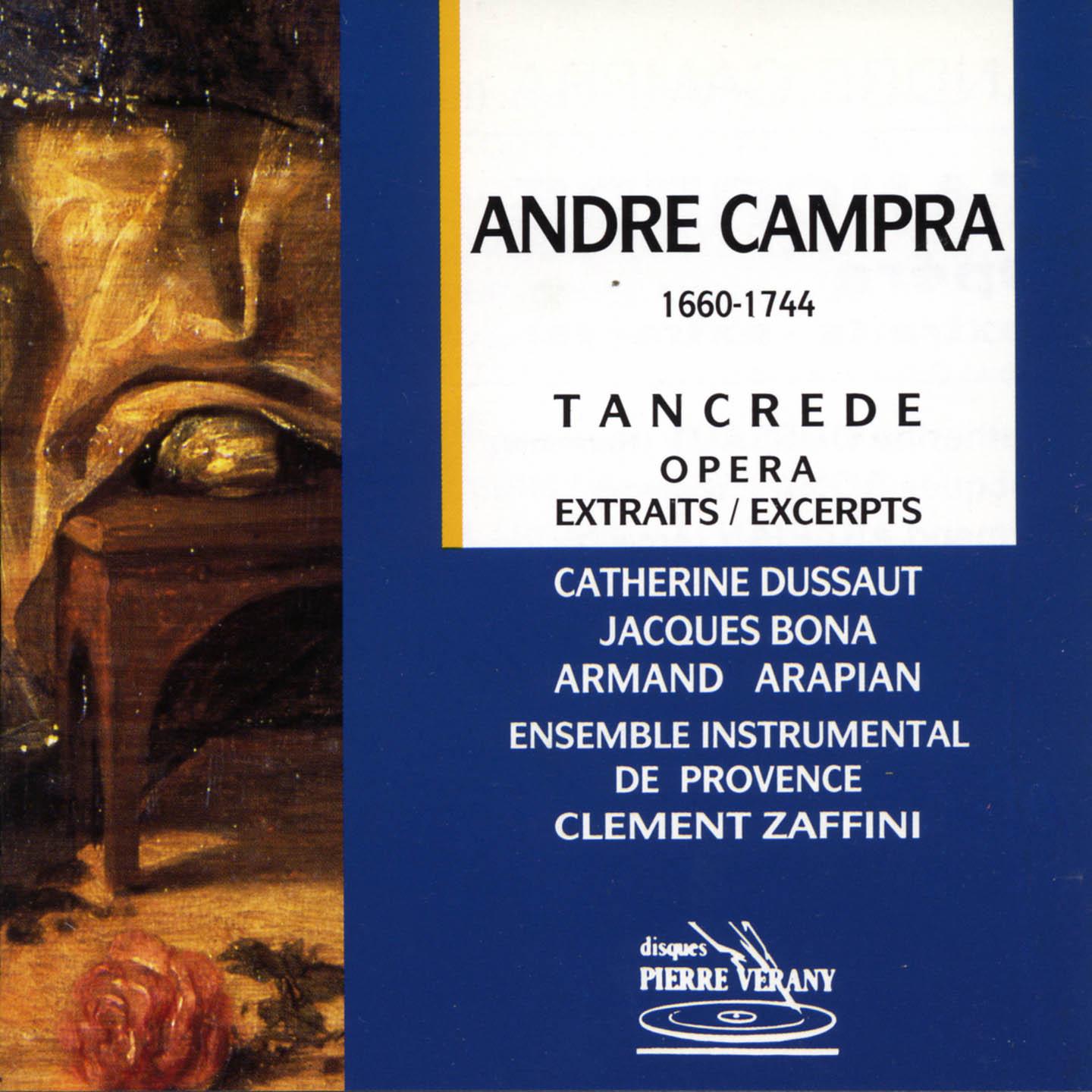 Постер альбома Campra : Tancrède