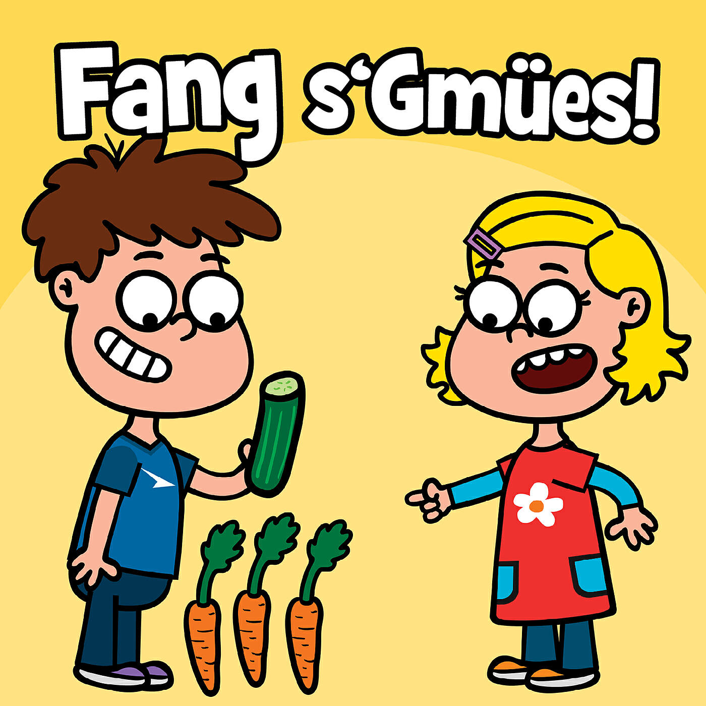 Juhui Chinderlieder - Fang s'Gmües!