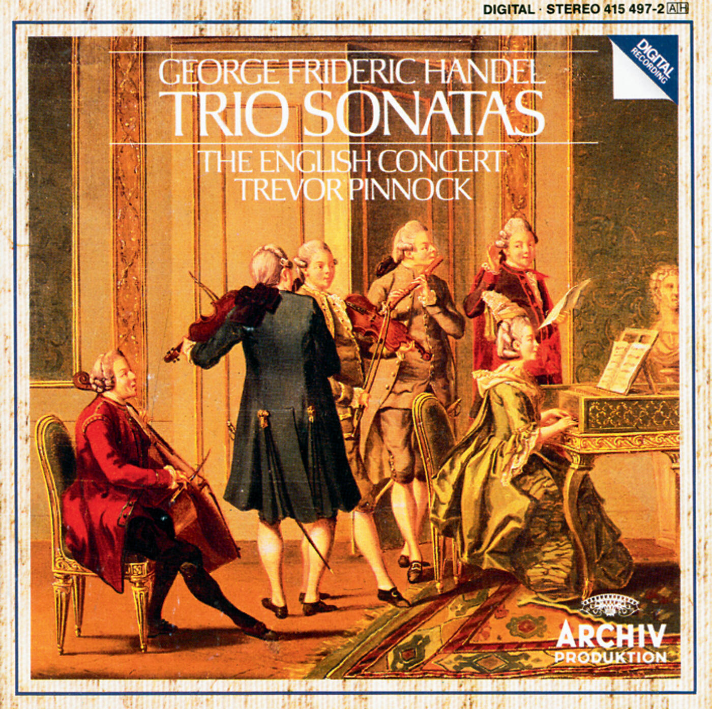 Simon Standage - Handel: Violin Sonata in A major, Op.1, No.3, HWV 361 - 2. Allegro