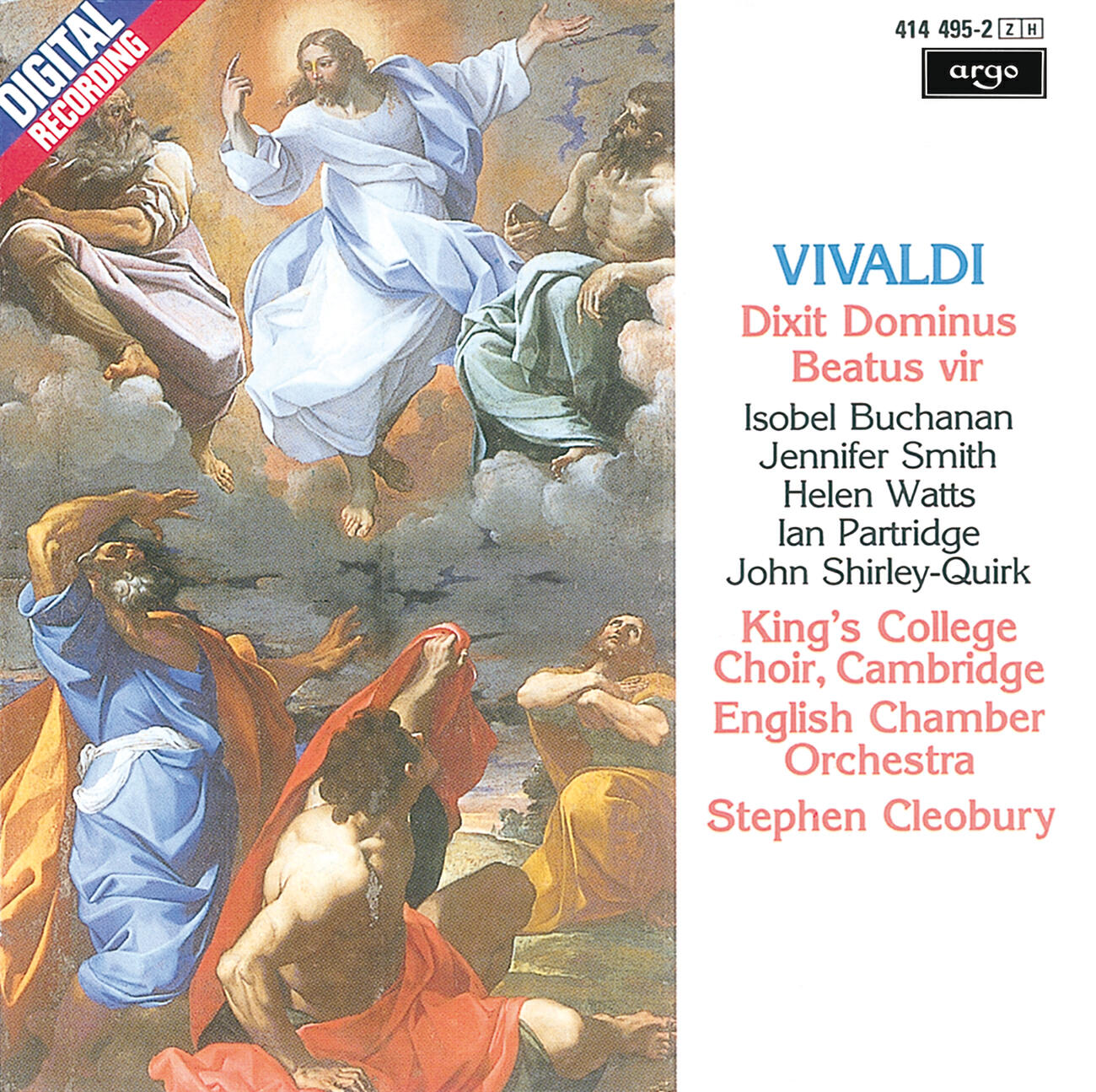 Ian Partridge - Vivaldi: Dixit Dominus (Psalm 109), R.594 - 6. Allegro: Dominus a dextris tuis