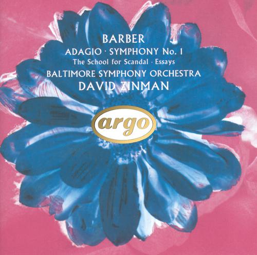 Постер альбома Barber: Adagio; Symphony No.1 etc.