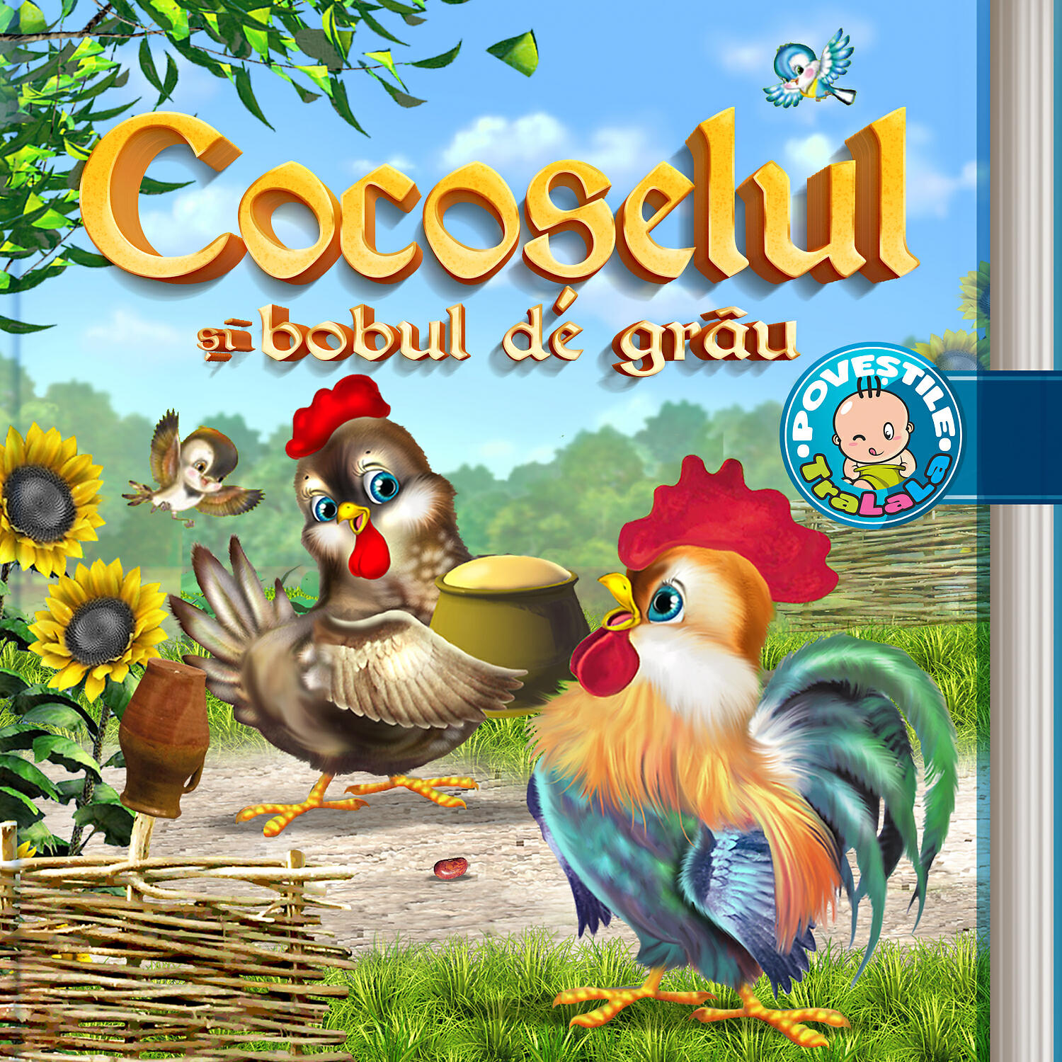 TraLaLa - Cantece pentru copii - Poveste pentru copii - Cocoșelul și bobul de grâu