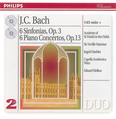 Academy Of St Martin In The Fields - J.C. Bach: Symphony, Op.3 , No.3 in E flat major - 2. Andantino