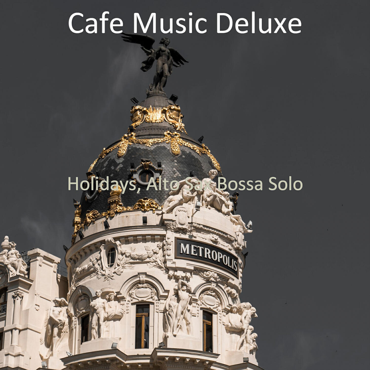 Cafe Music Deluxe - Backdrop for Hip Cafes - Alto Saxophone