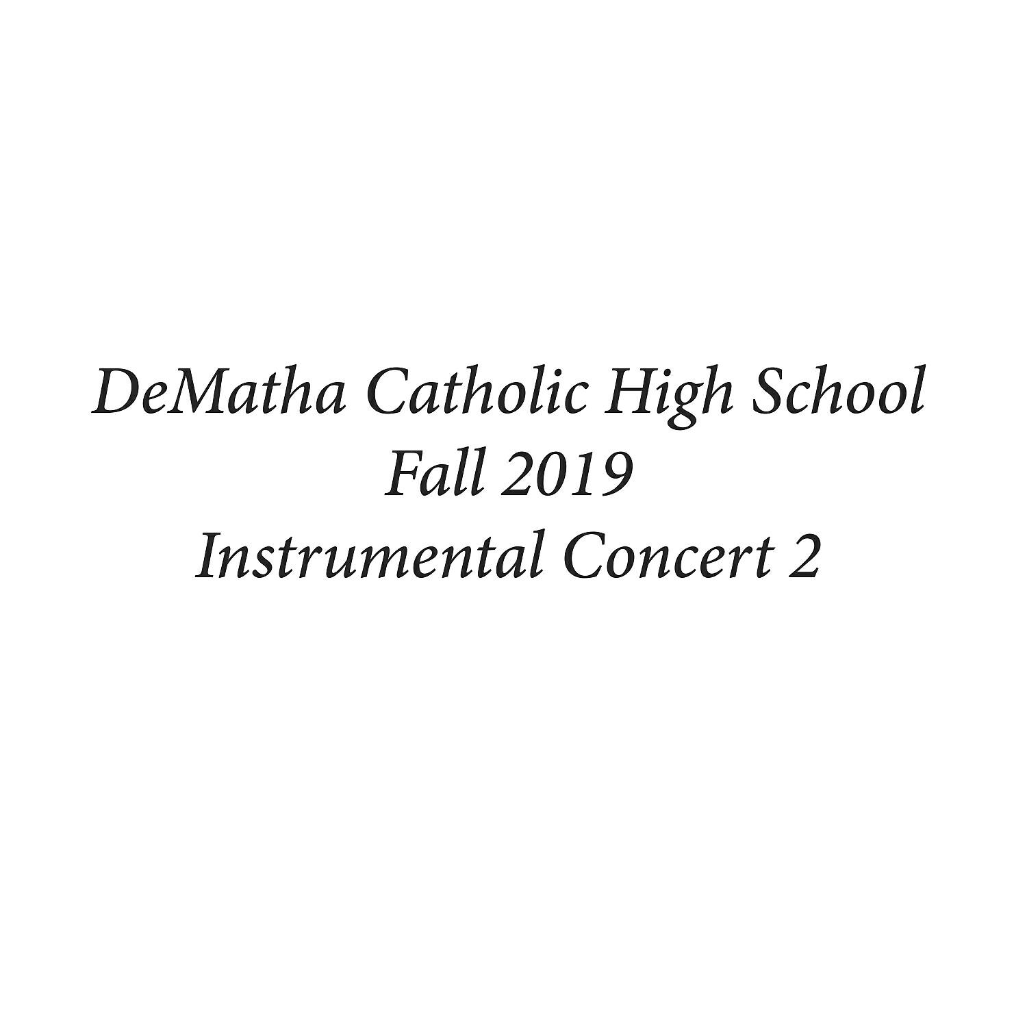 DeMatha Catholic High School Jazz Ensemble - Got To Get You Into My Life (arr. J. Wasson)