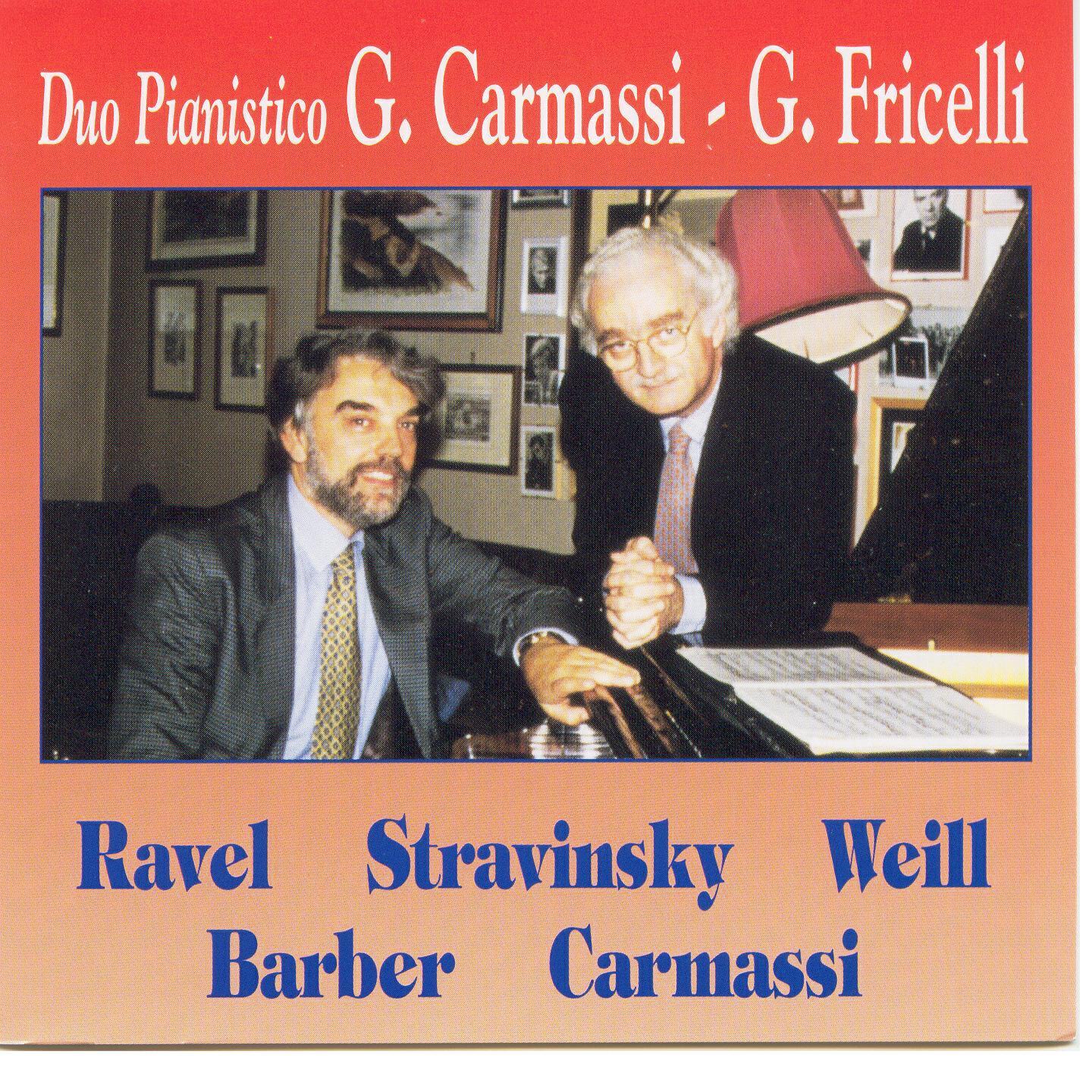 Duo Pianistico: G.Carmassi - Verlorene Stimmungen - Tre Pezzi Per Pf.A Quattro Mani: III