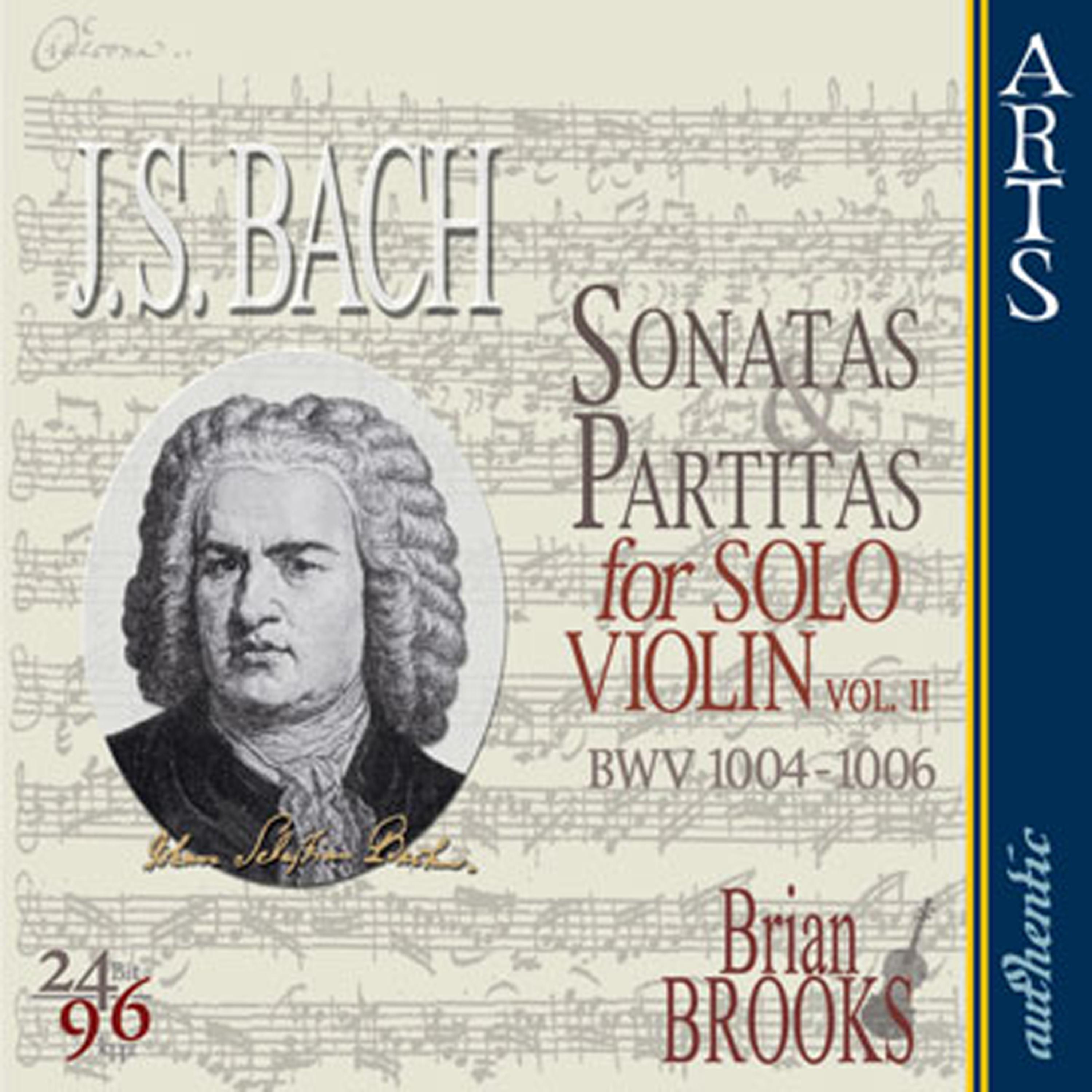 Brian Brooks - Sonata No. 3 In C, BWV 1005: Allegro Assai