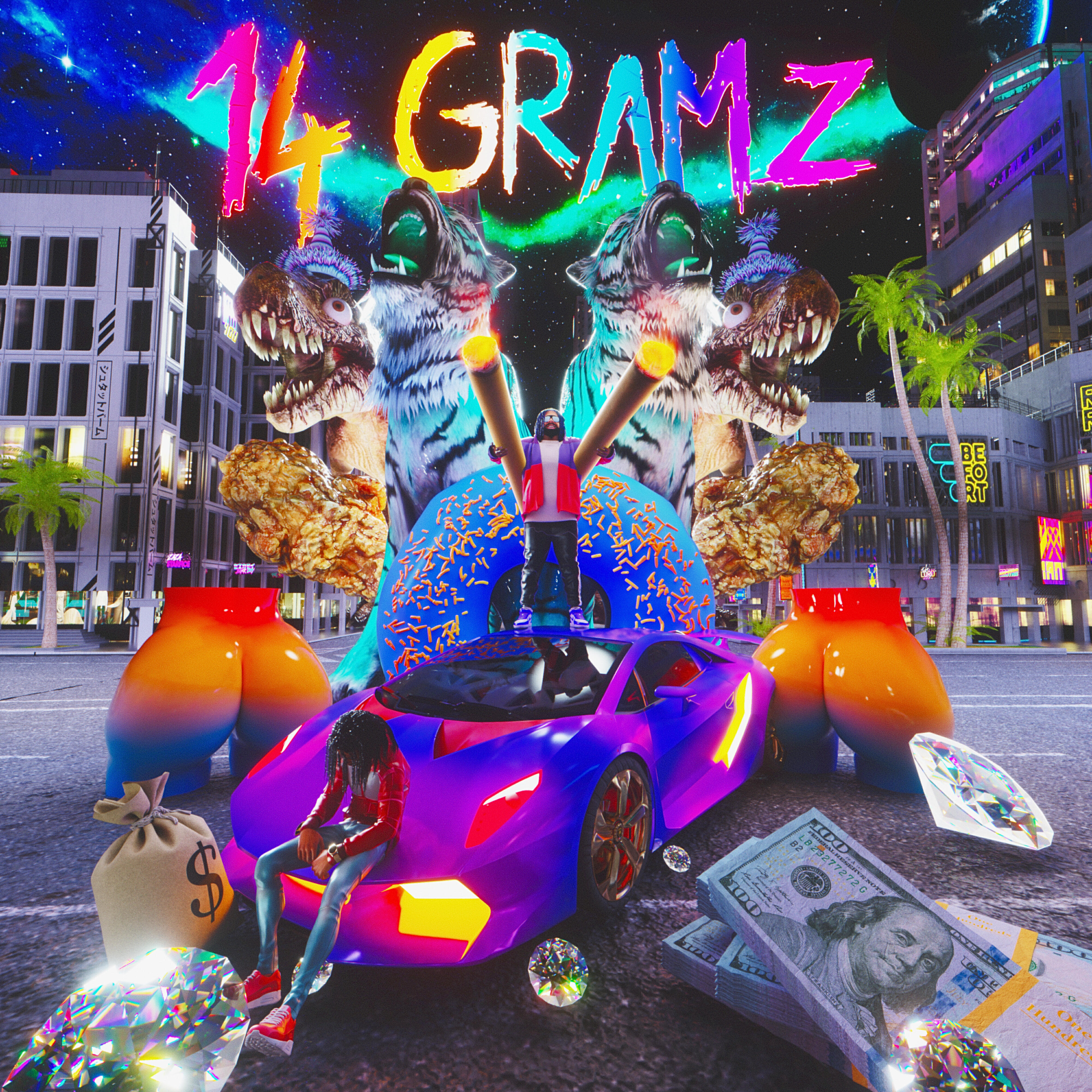 SKYXXX - 14 GRAMZ (feat. Valee)