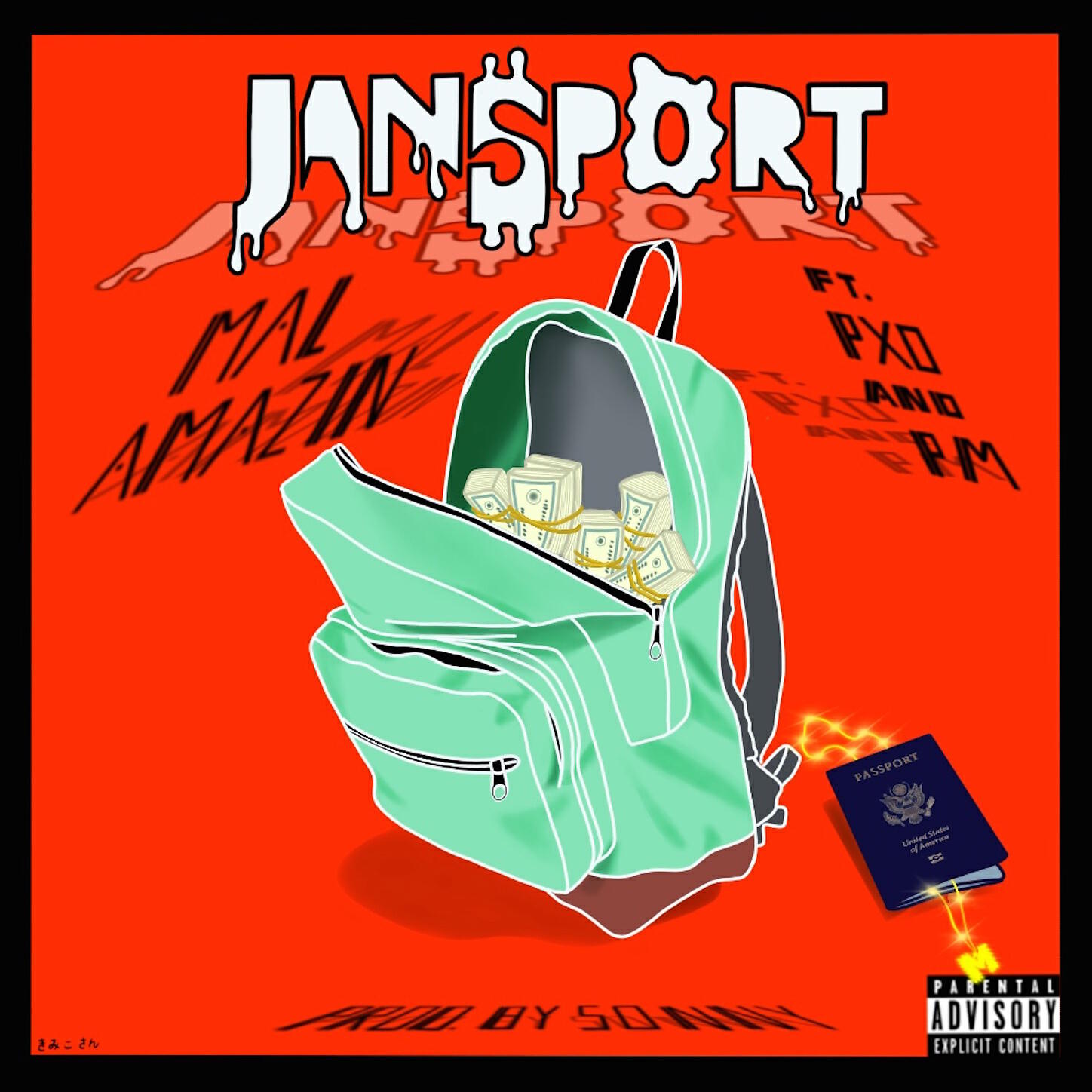 Mal Amazin - Jansport (feat. PXO & PM) [prod. by Sonny]