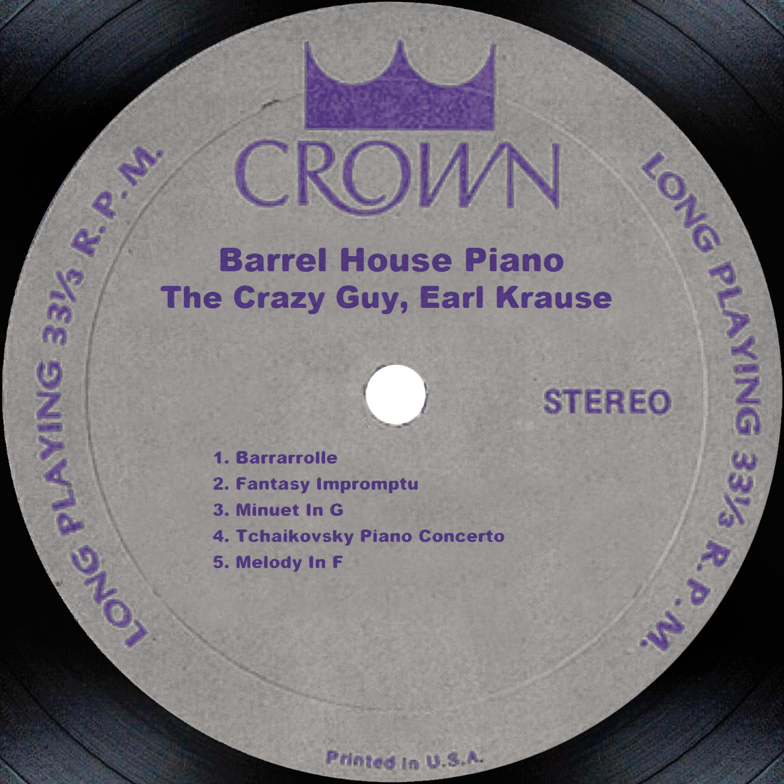 Постер альбома Barrel House Piano