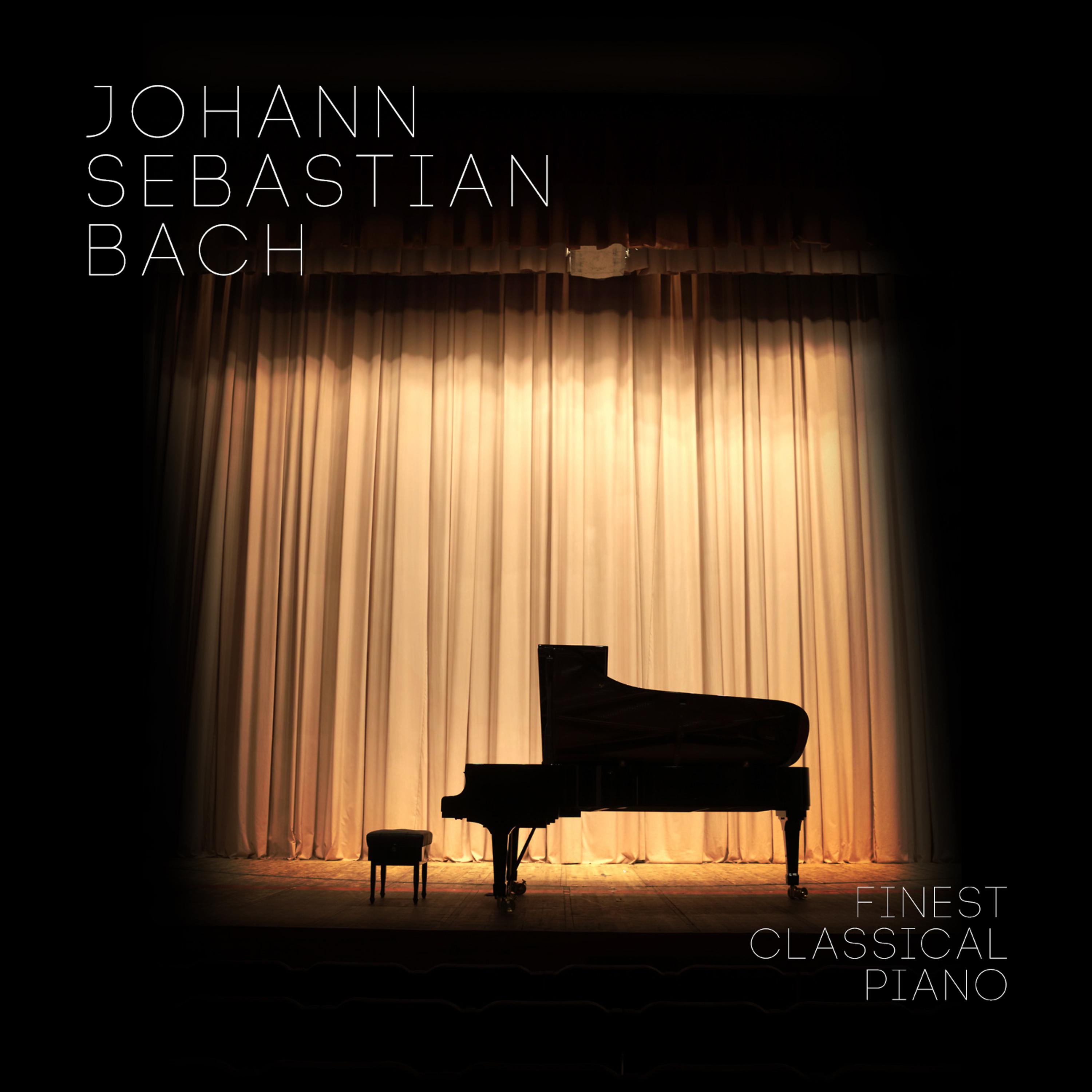 Постер альбома Johann Sebastian Bach: Finest Classical Piano