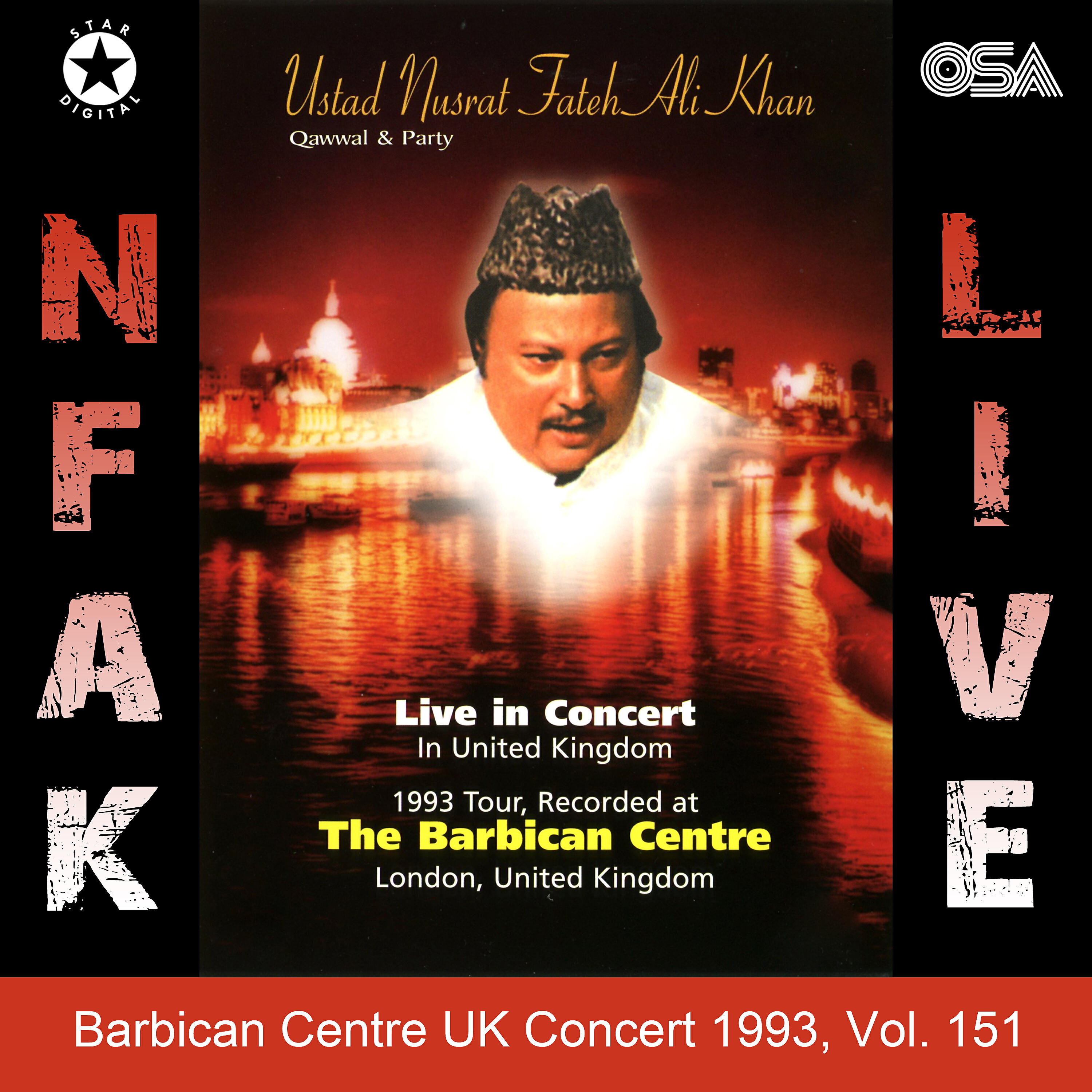 Ustad Nusrat Fateh Ali Khan - Ali Hajveri Tenoon Lakhan Ne Salam (Live Version)
