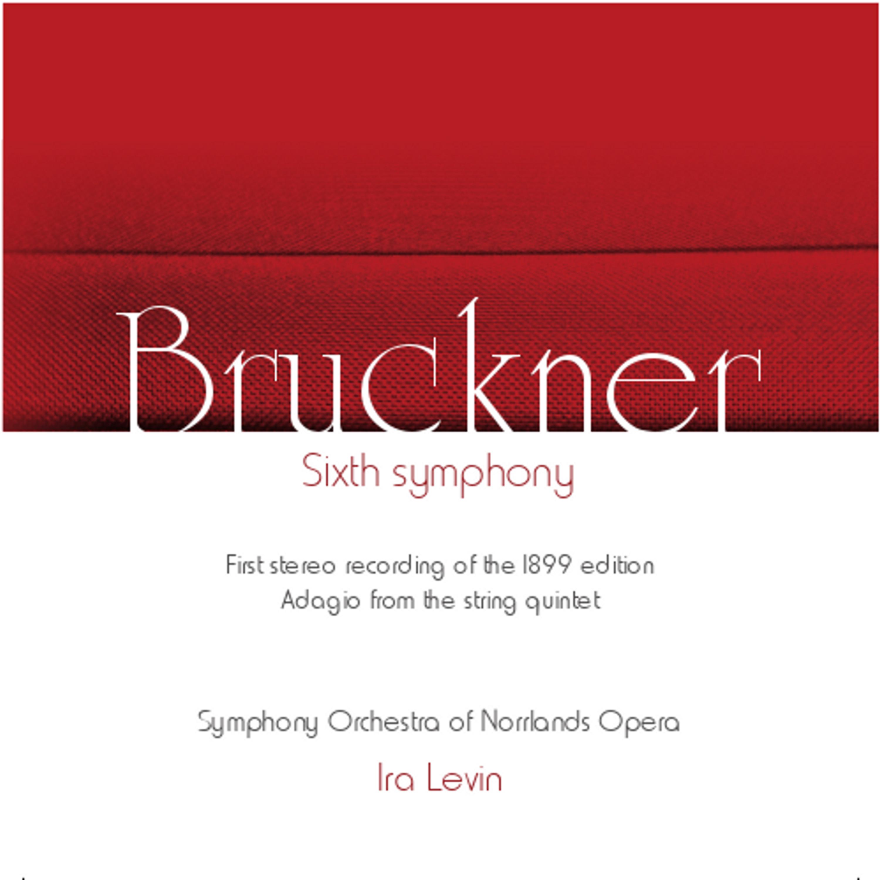 Постер альбома Bruckner Sixth Symphony