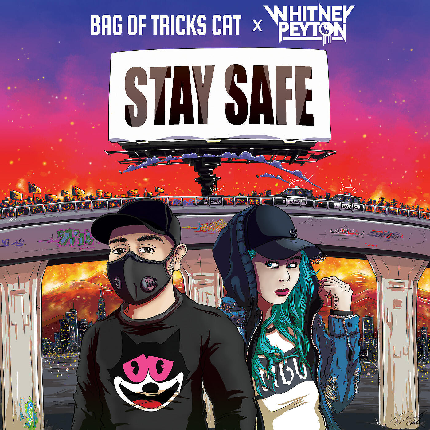 Bag Of Tricks Cat - Stay Safe