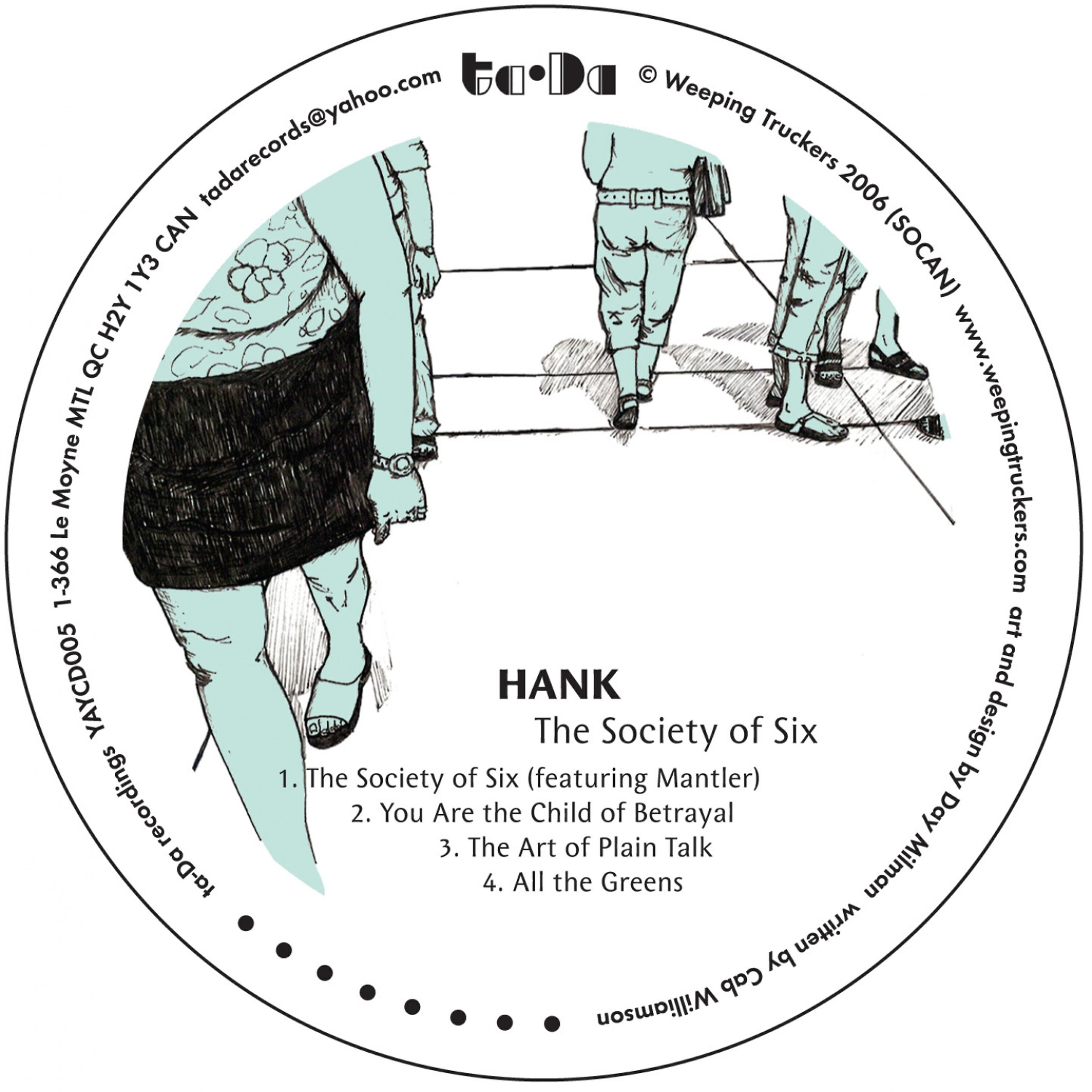 Hank - The Society of Six ((feat. Mantler))