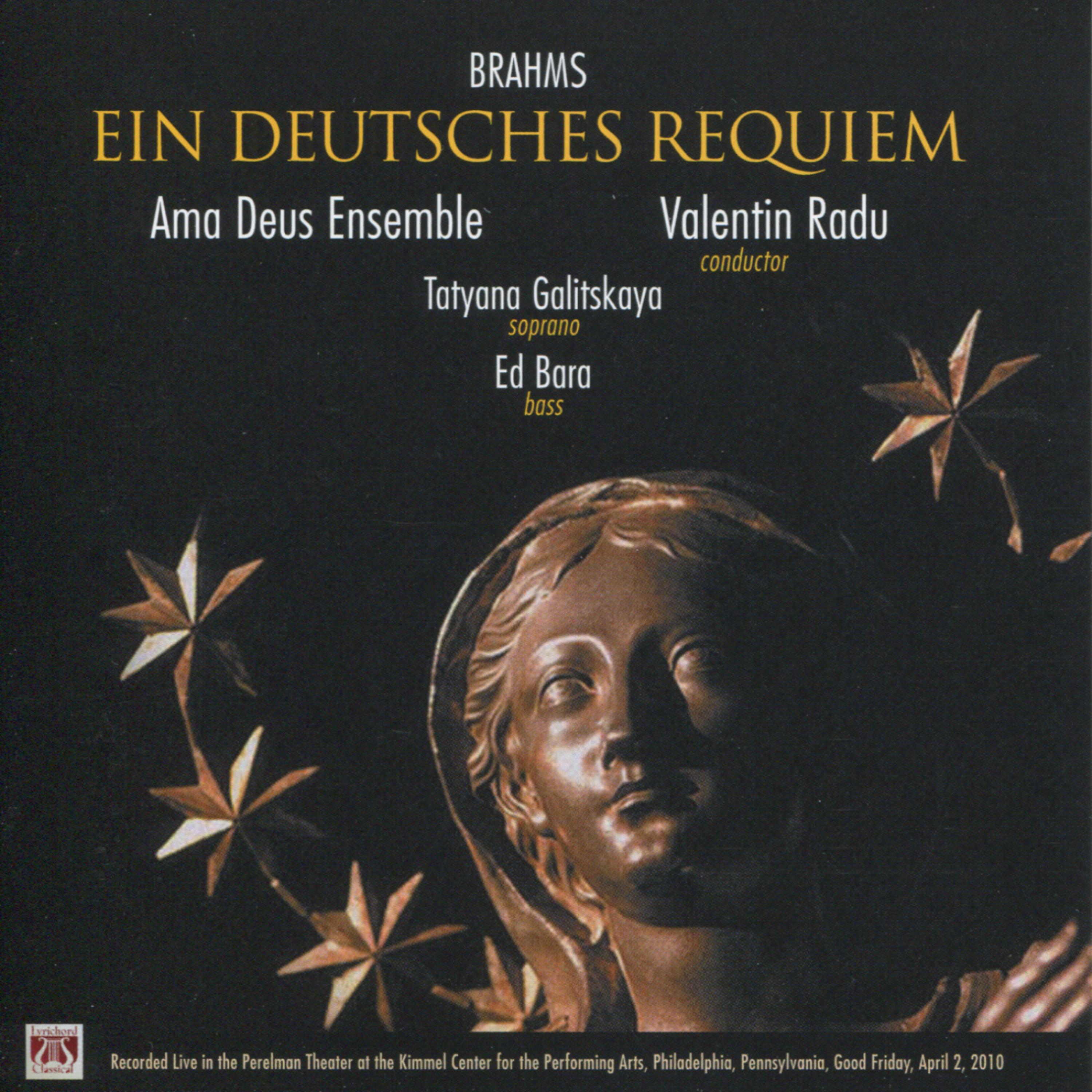 Постер альбома Brahms: Ein Deutsches Requiem