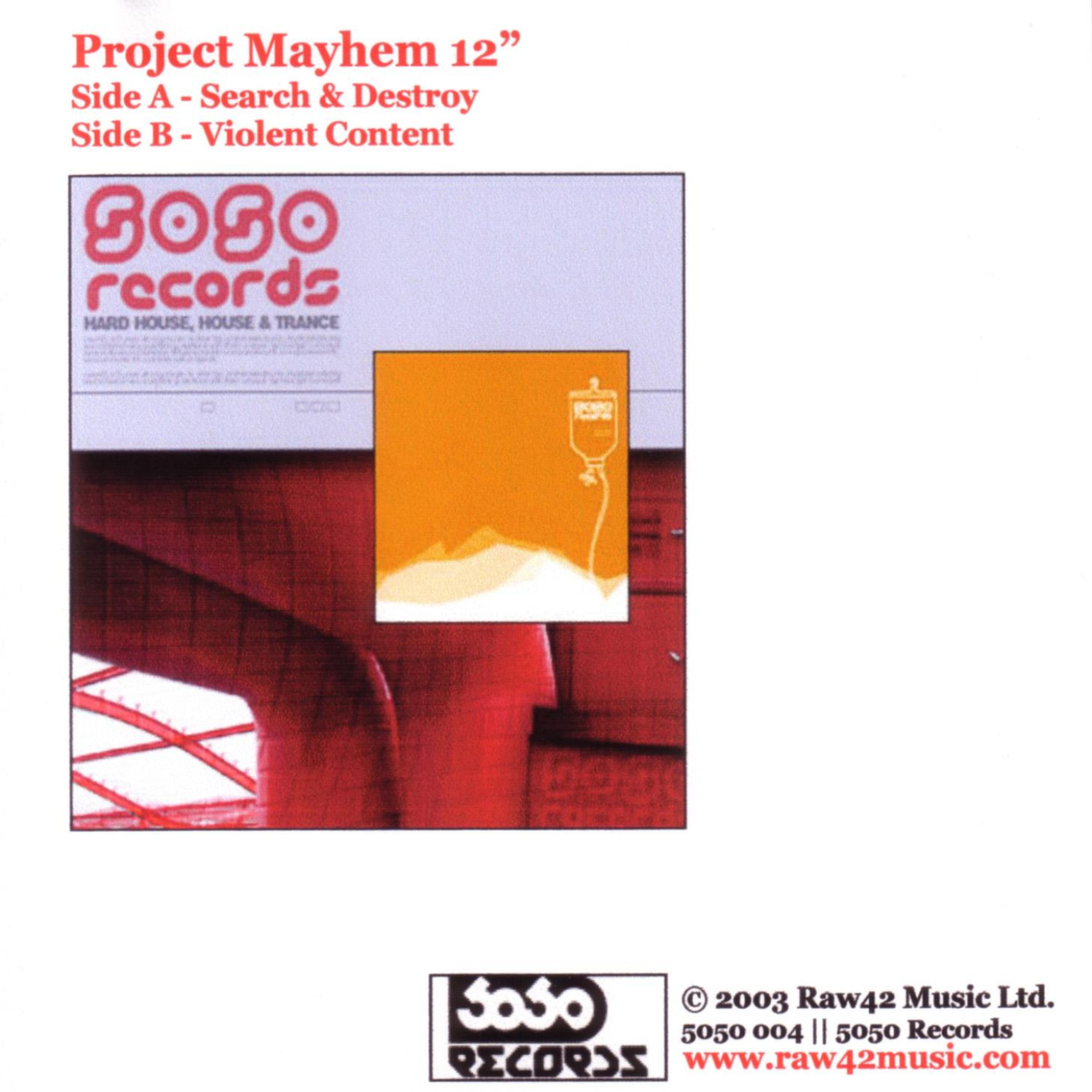 Постер альбома Project Mayhem 12"