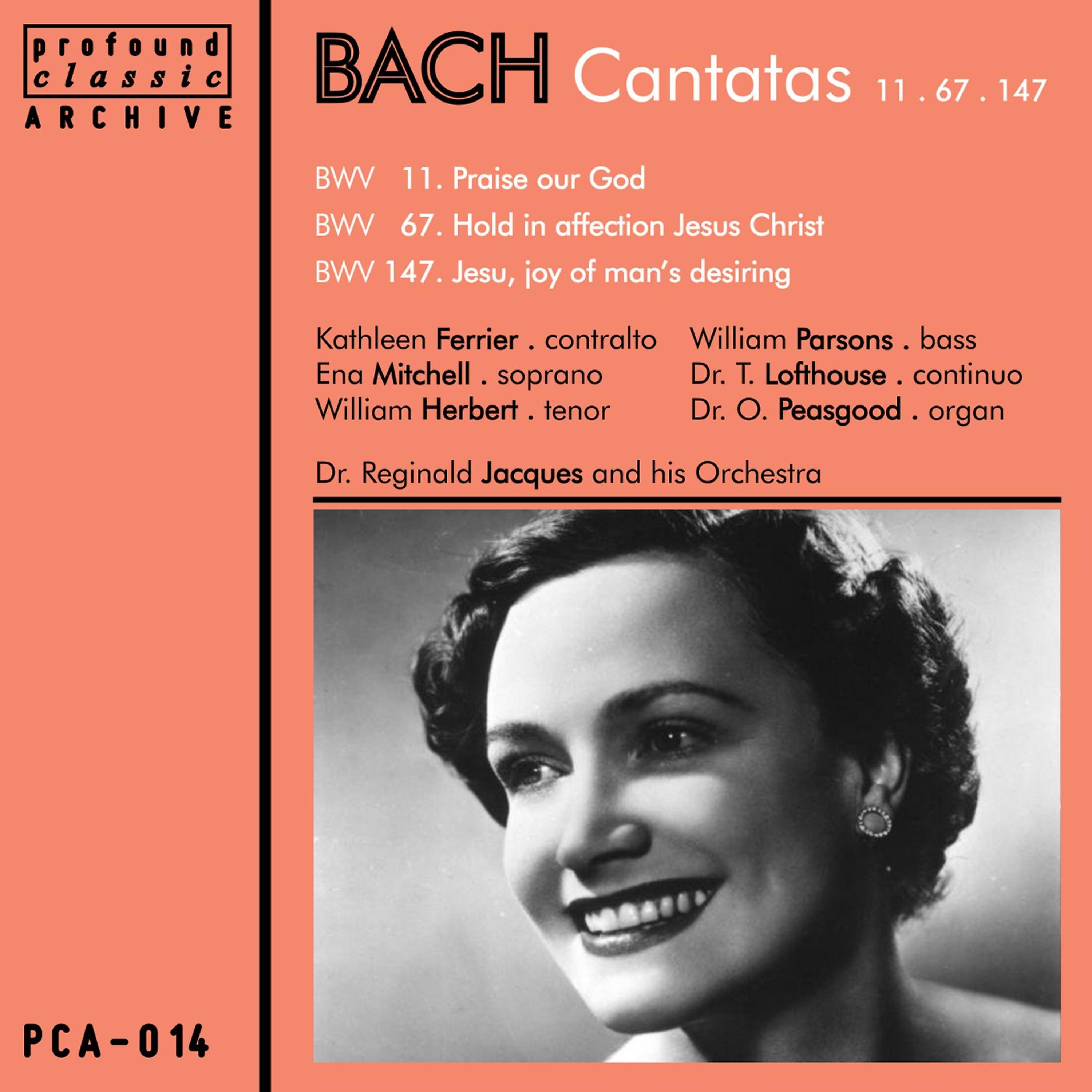 Постер альбома Bach: Cantatas No. 11, BWV 11, No. 67, BWV 67