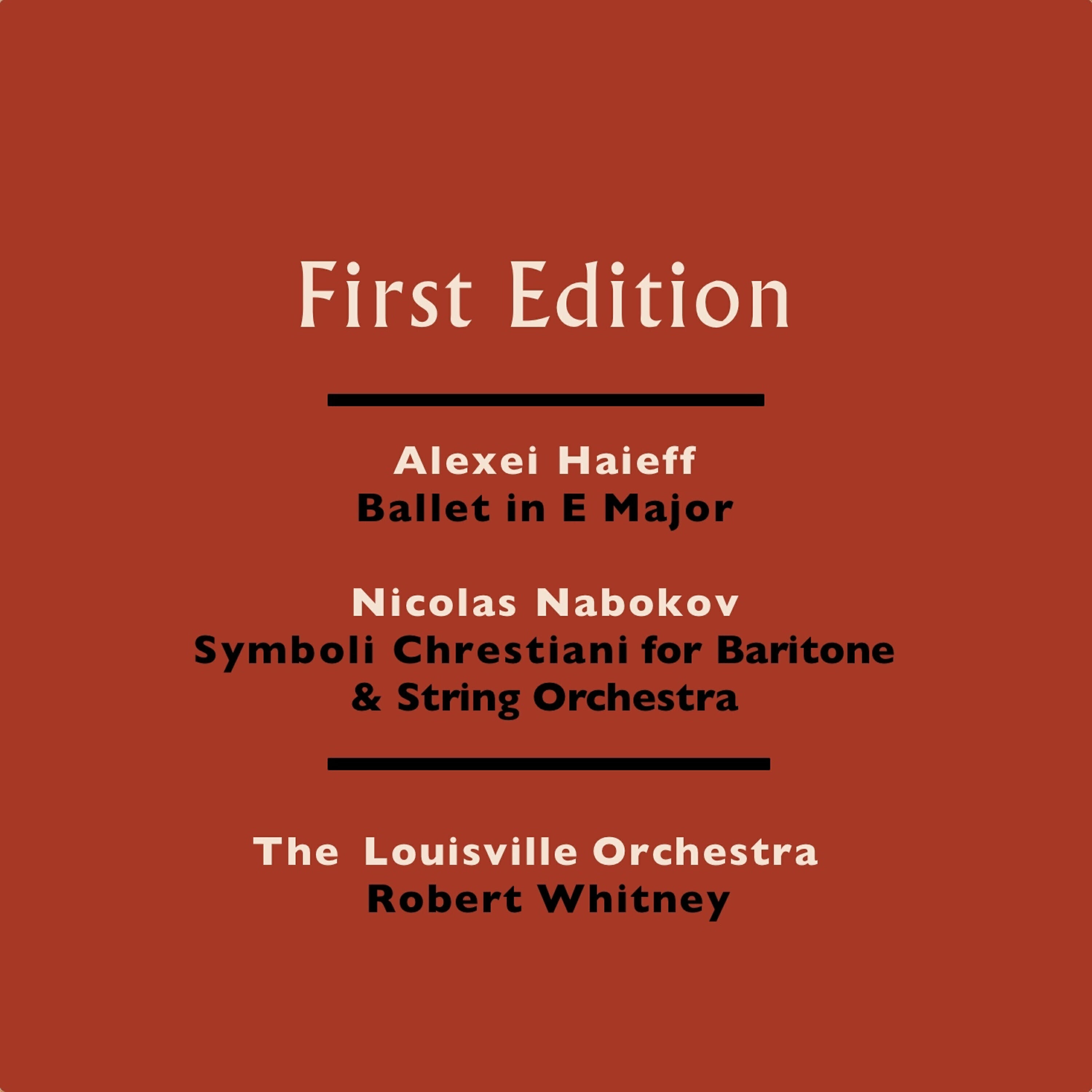 The Louisville Orchestra - Ballet in E Major: I. Theme and Variations