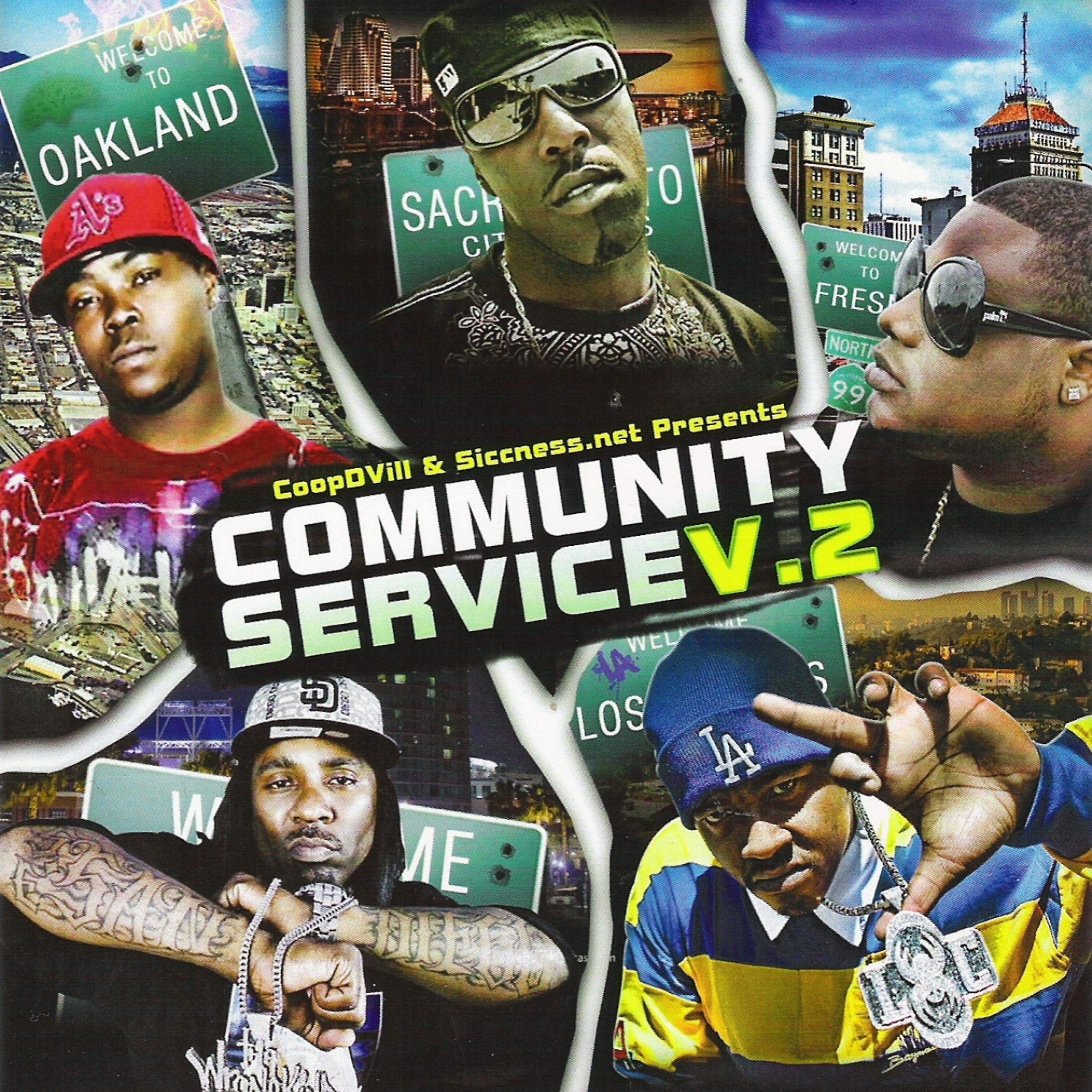 Постер альбома CoopDVille & Siccness.net Present Community Service, Vol. 2